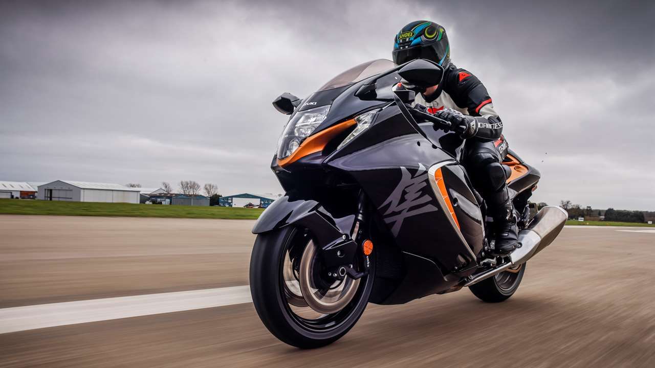 Suzuki Hayabusa riding shot