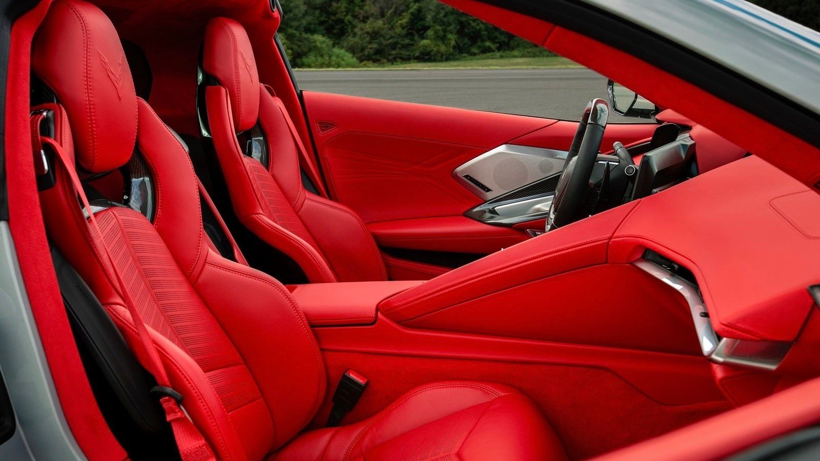2023 Chevrolet Corvette Z06 red interior