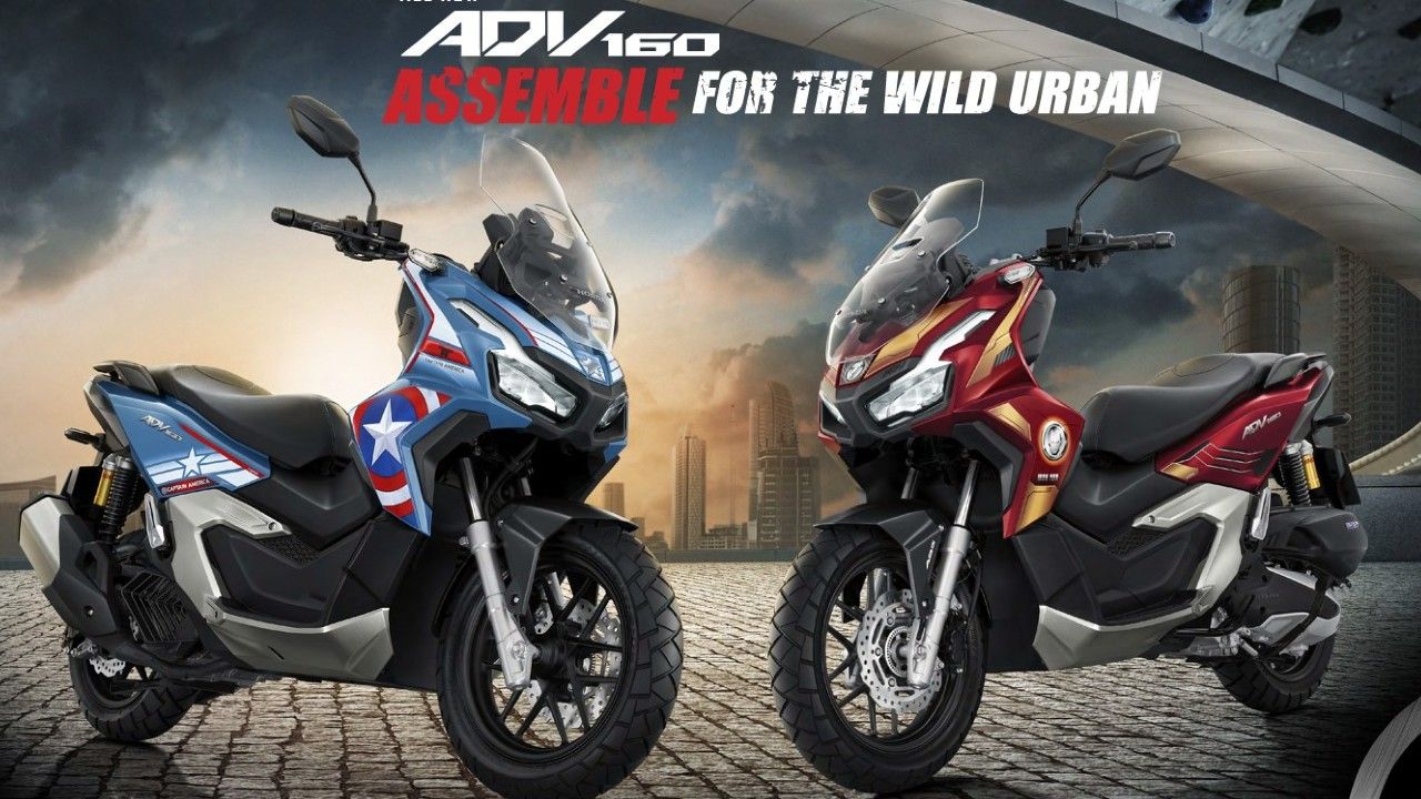 Love Iron Man And Captain America? Then, You'll Dig These Honda Scooters