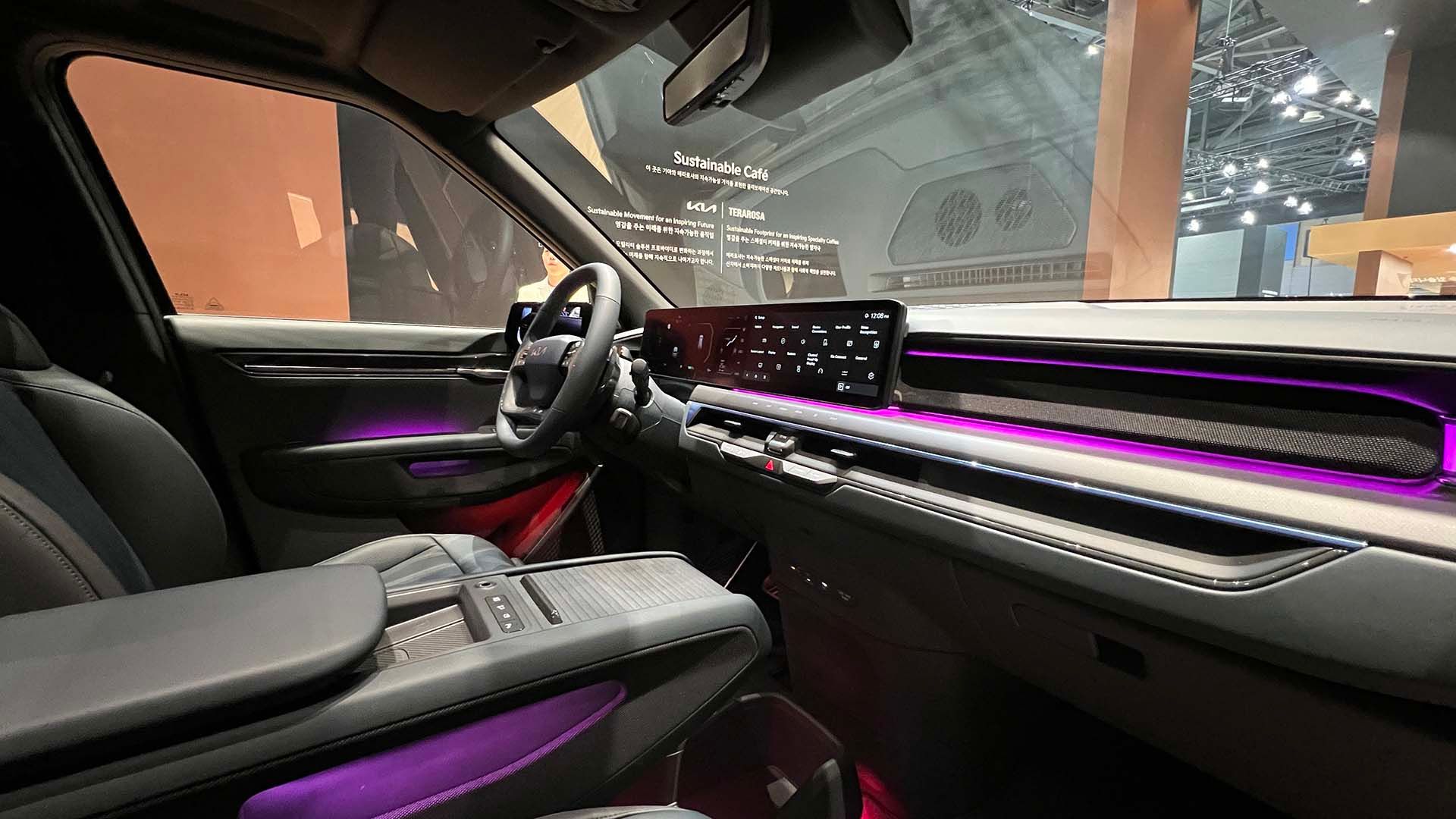Garis Interior 2024 Kia ​​EV9 GT