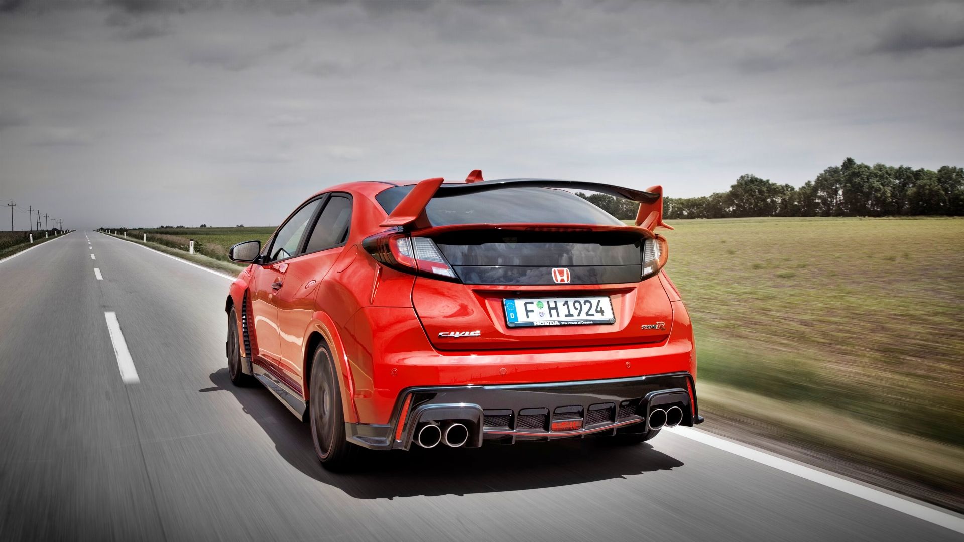 Honda Civic Type R vermelho 2015