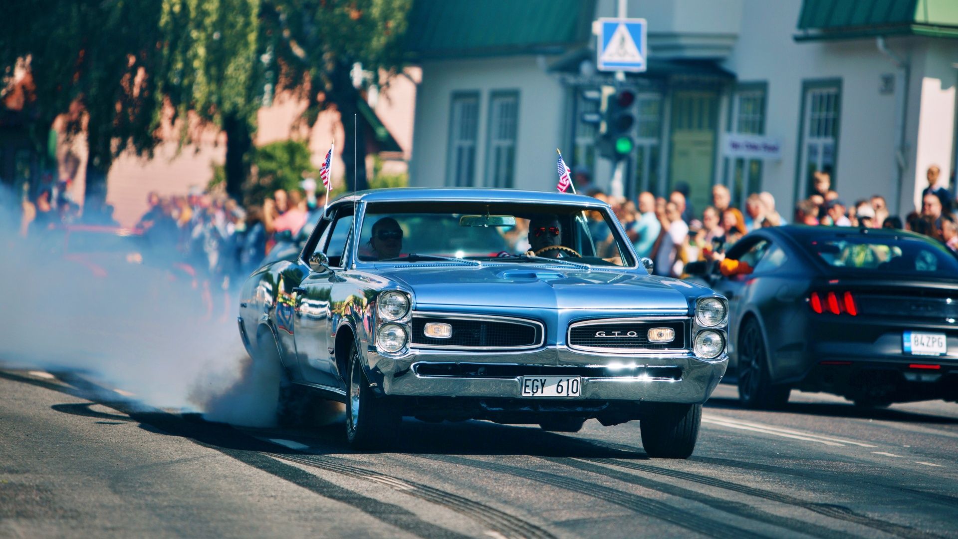 Pontiac GTO Burnout