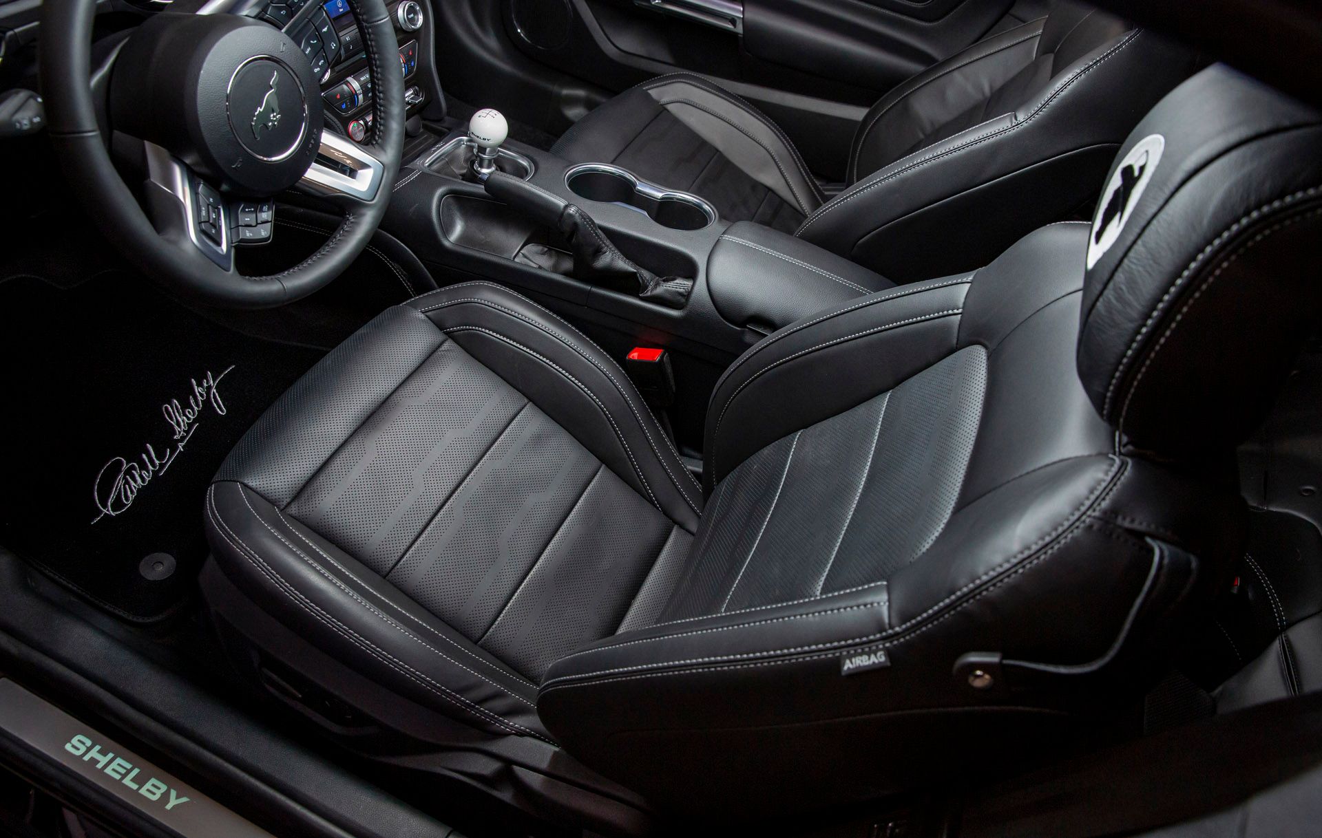 Carroll Shelby Centennial Edition Mustang interior 