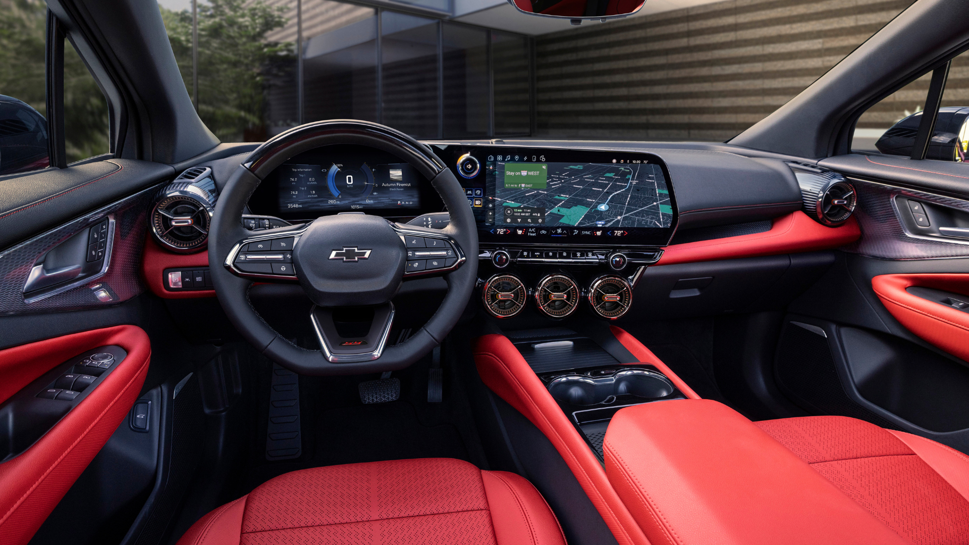 Aparência interna do Chevrolet Blazer EV 2024 