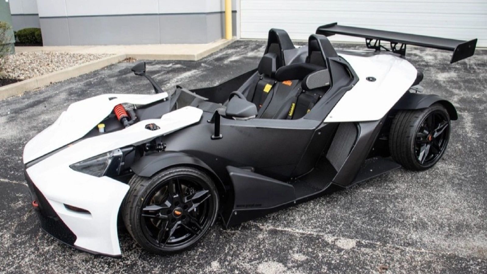 A parked 2017 KTM X-Bow R