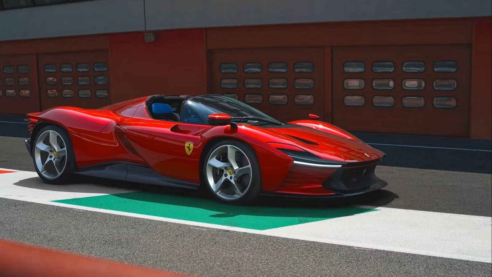 A parked 2022 Ferrari Daytona SP3