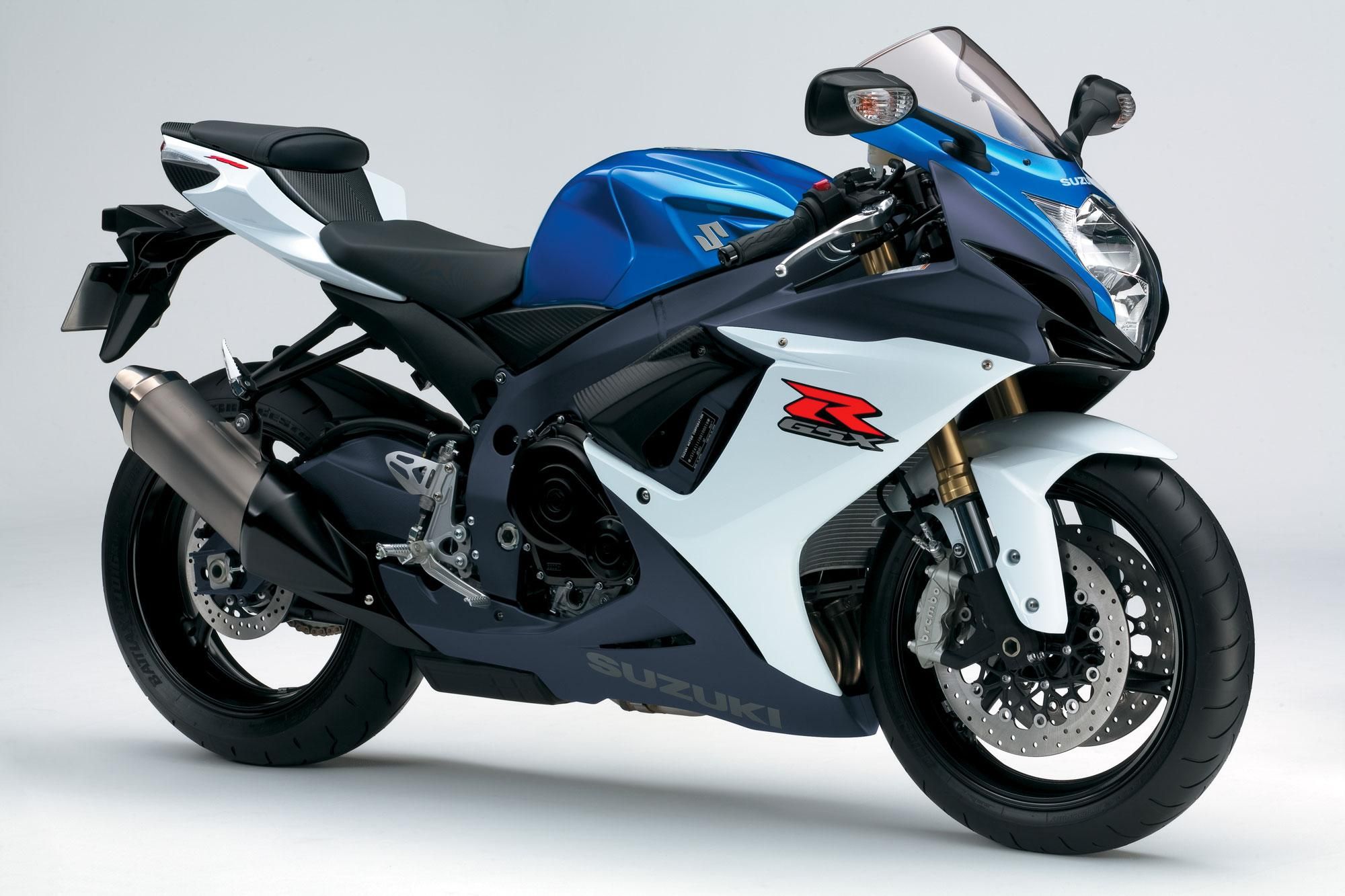 Studio shot of the 2011 Suzuki GSX-R750