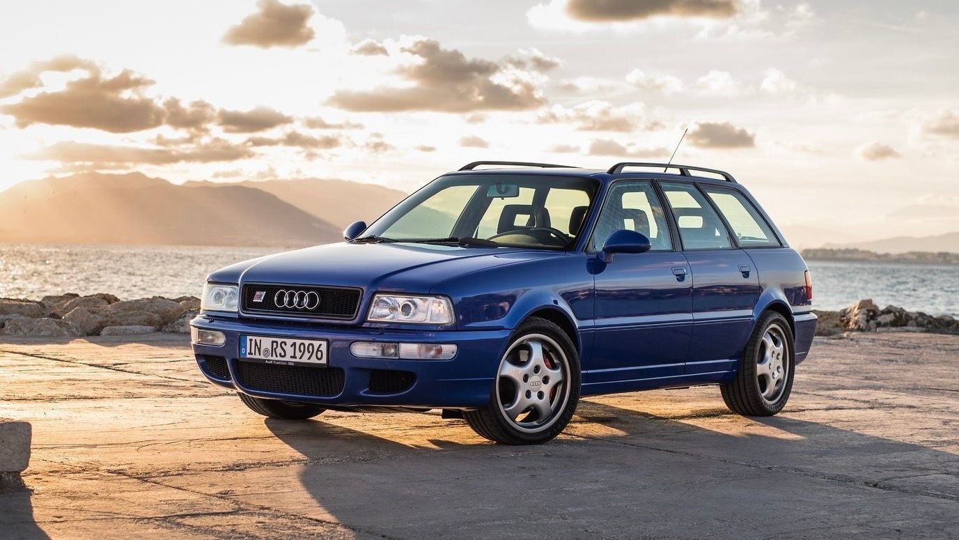 1993 Audi RS2 Avant azul