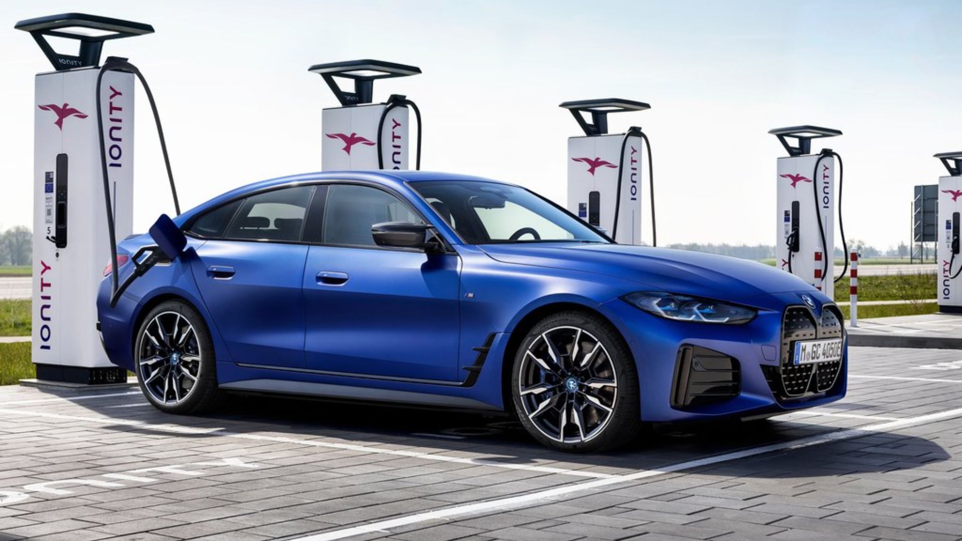 Blue Color BMW-i4