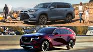 Three Row Mid Size SUV Battle 2024 Mazda CX 90 Vs 2024 Toyota Grand 