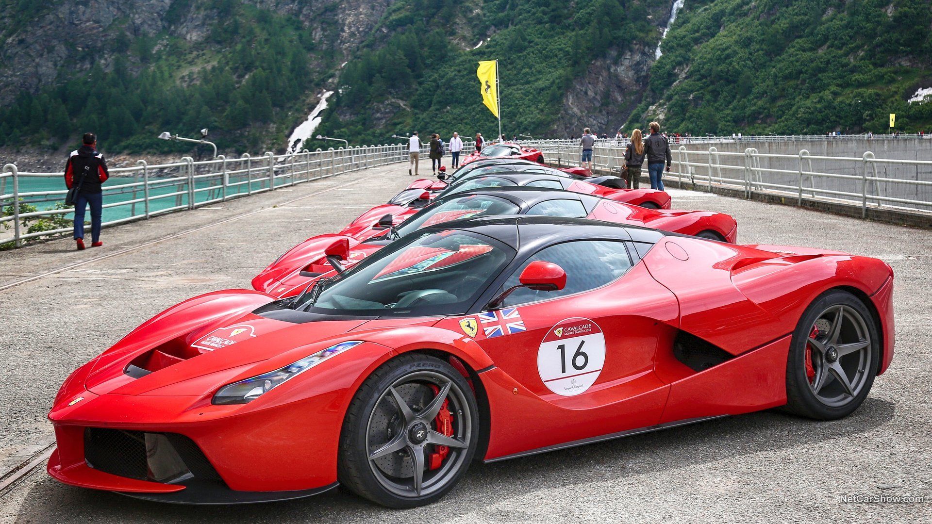 red 2014 Ferrari LaFerrari