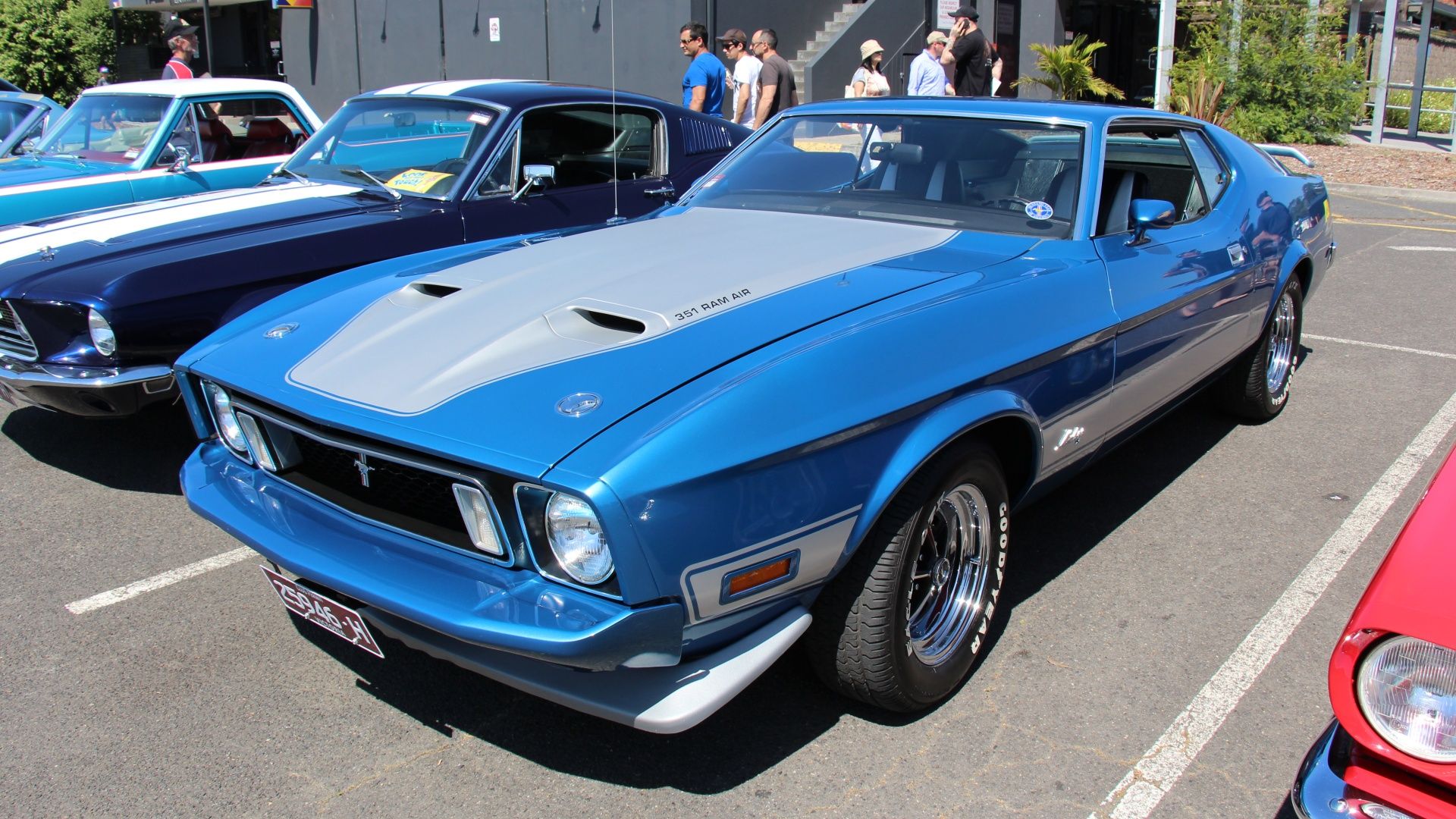 Ford Mustang Mach-1 1973 azul