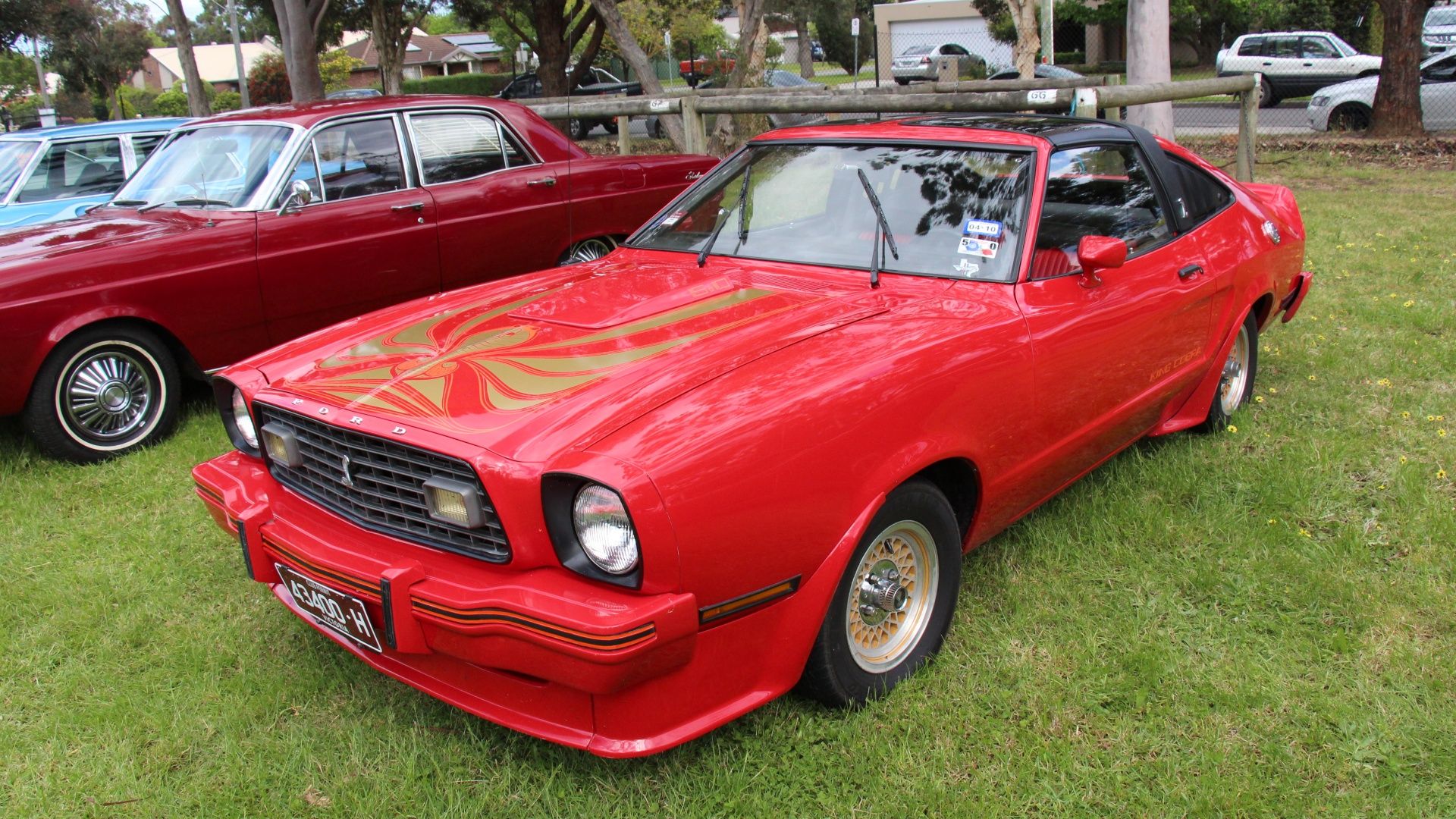 Ford Mustang King Cobra vermelho 1978