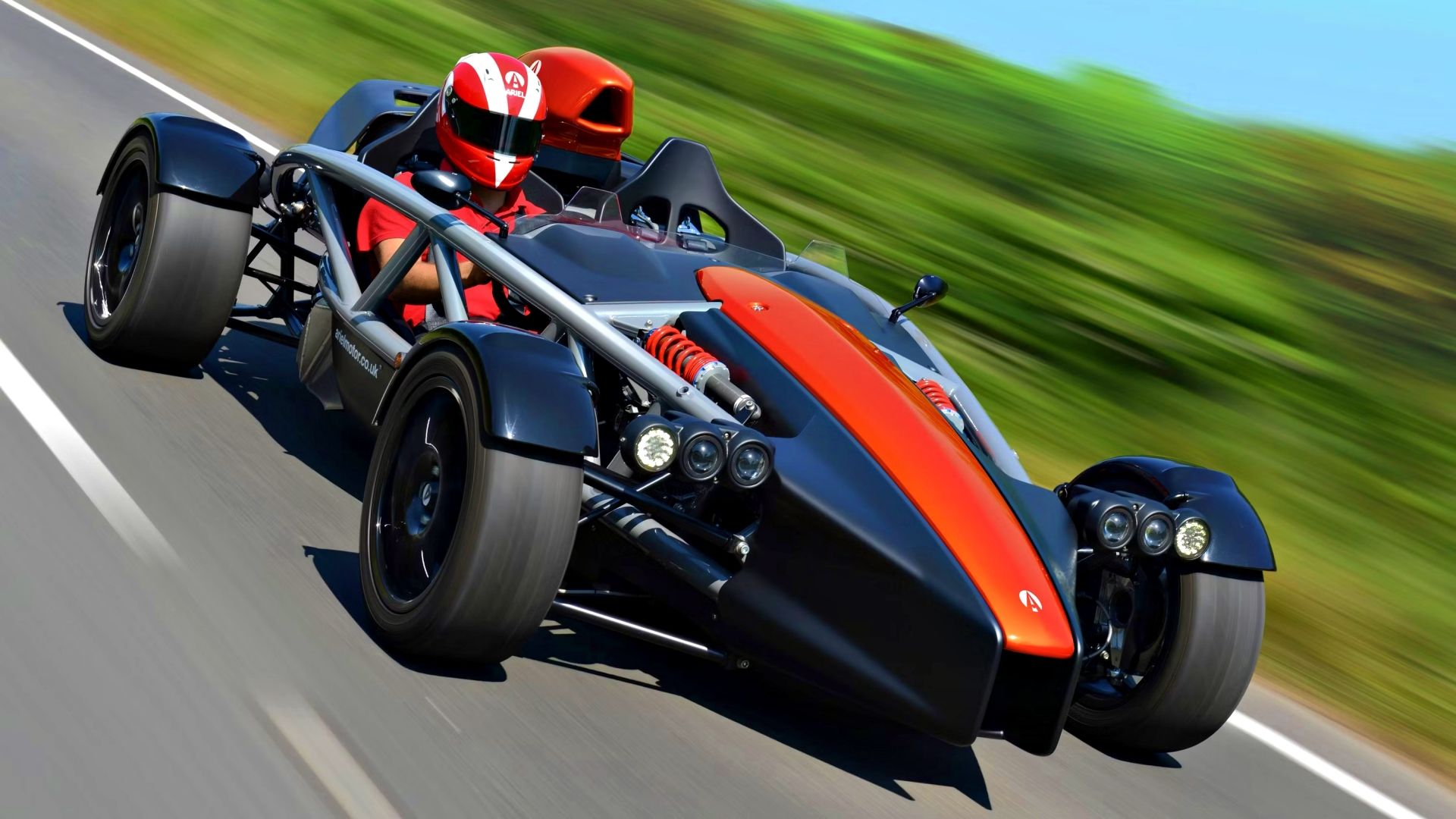 Vermelho e preto 2019 Ariel Atom 4