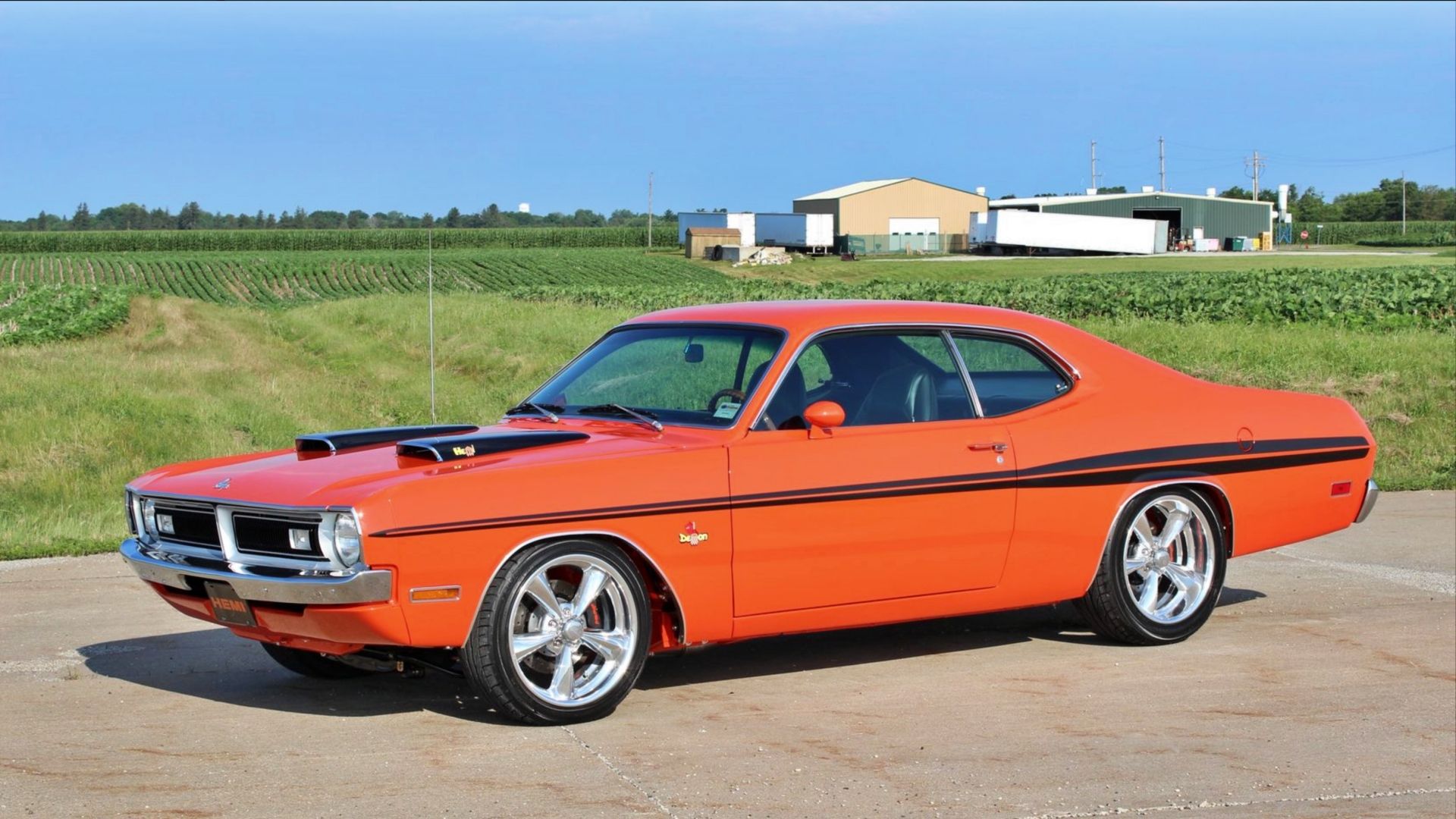 Orange 1971 Dodge Demon