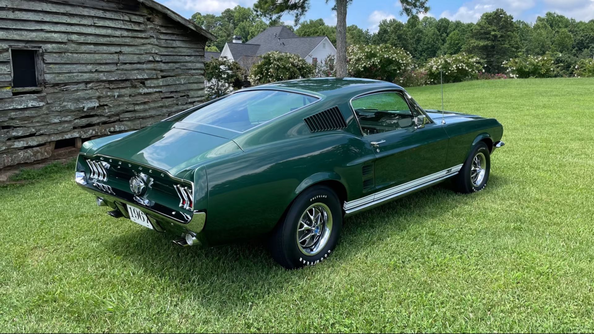 Green 1967 Ford Mustang GT K-Code Fastback