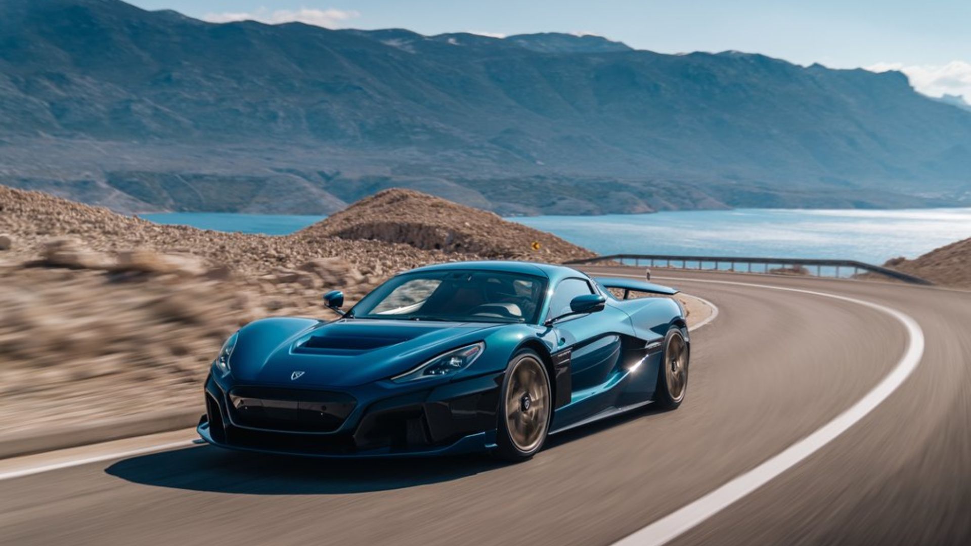 Blue Color Rimac Nevera