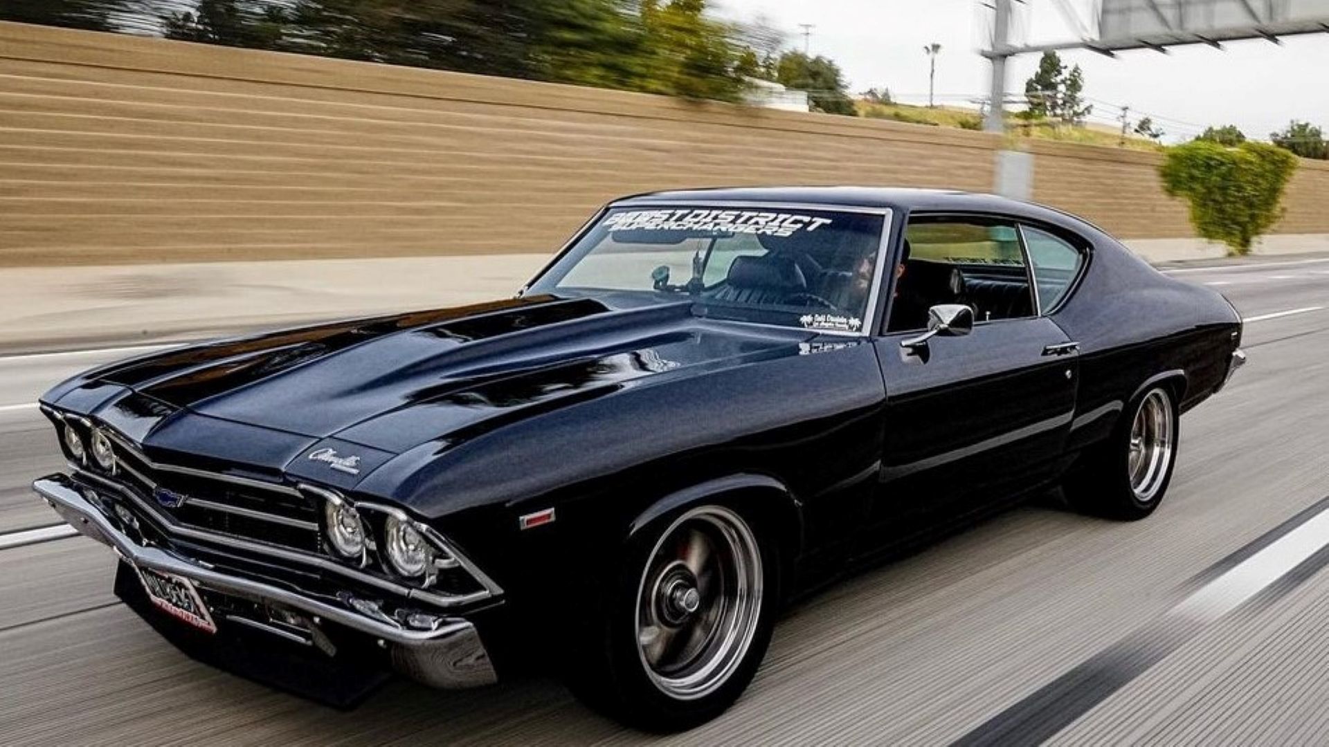 A Side Facing Shot of the Modified 1969 Chevrolet Chevelle Malibu