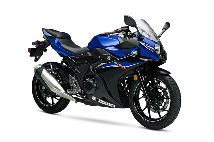 Blue Suzuki GSX250R ABS 