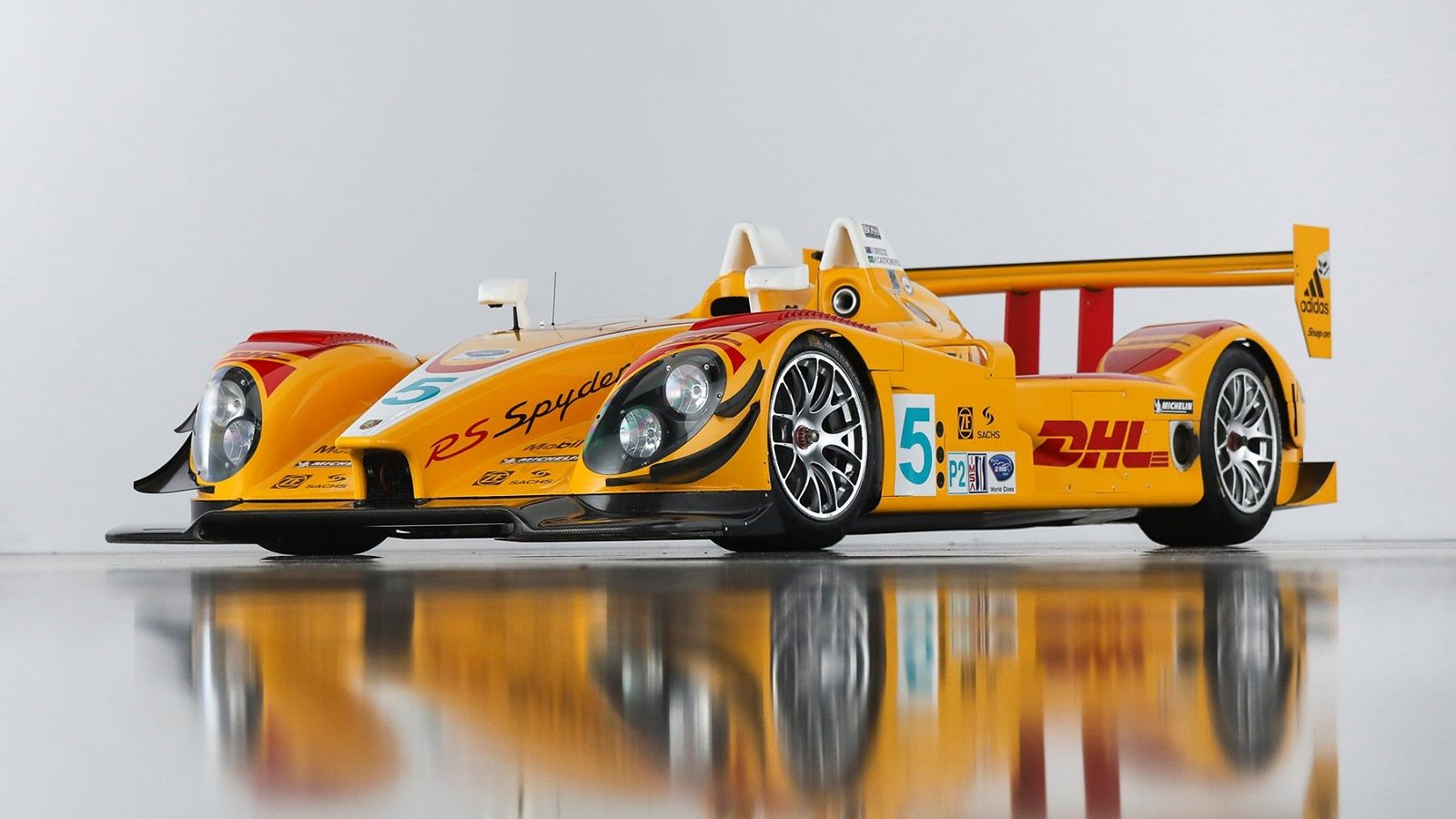 A parked 2007 Porsche RS Spyder EVO 