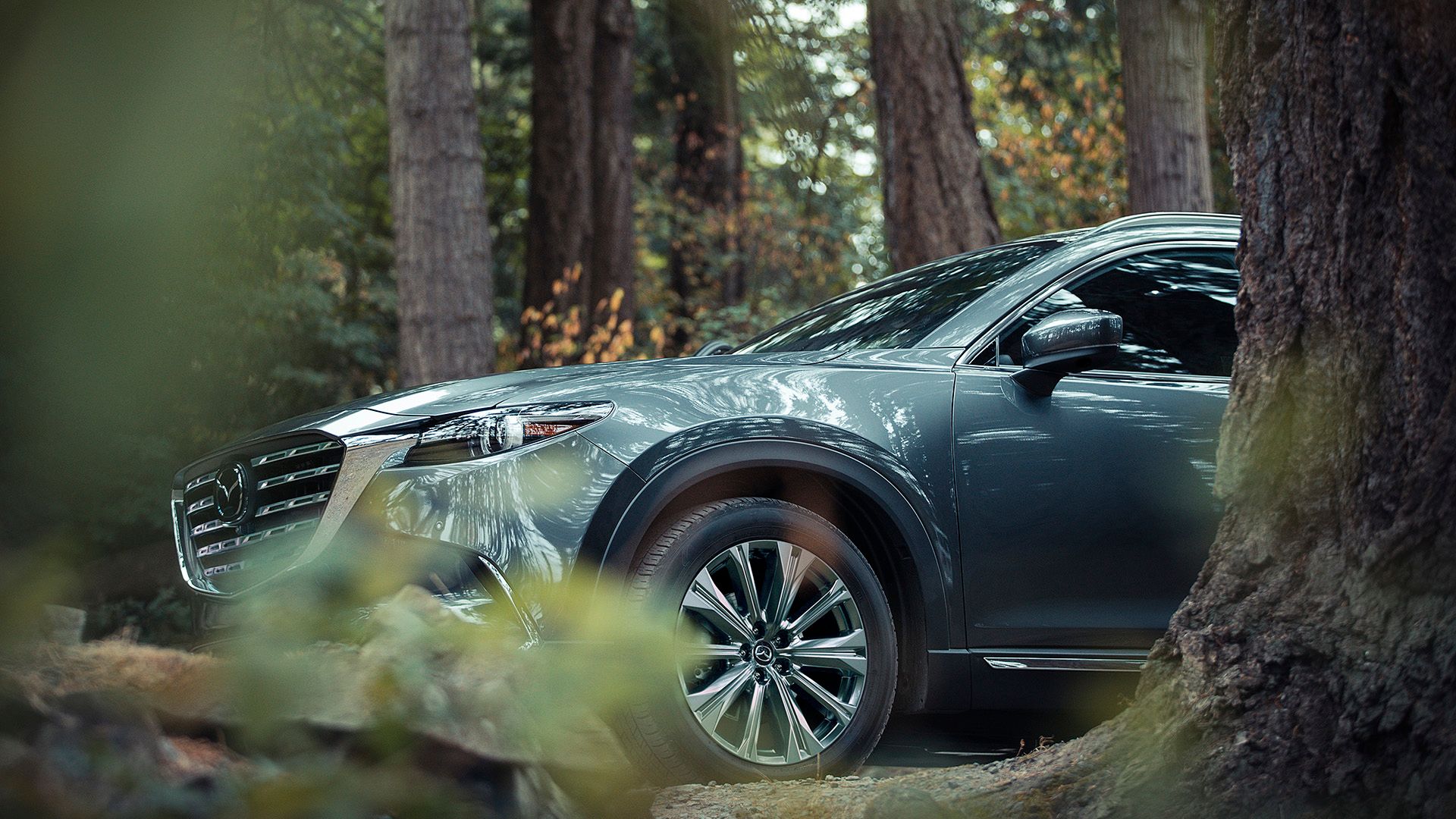 Front of the 2023 Mazda CX-9 Signature