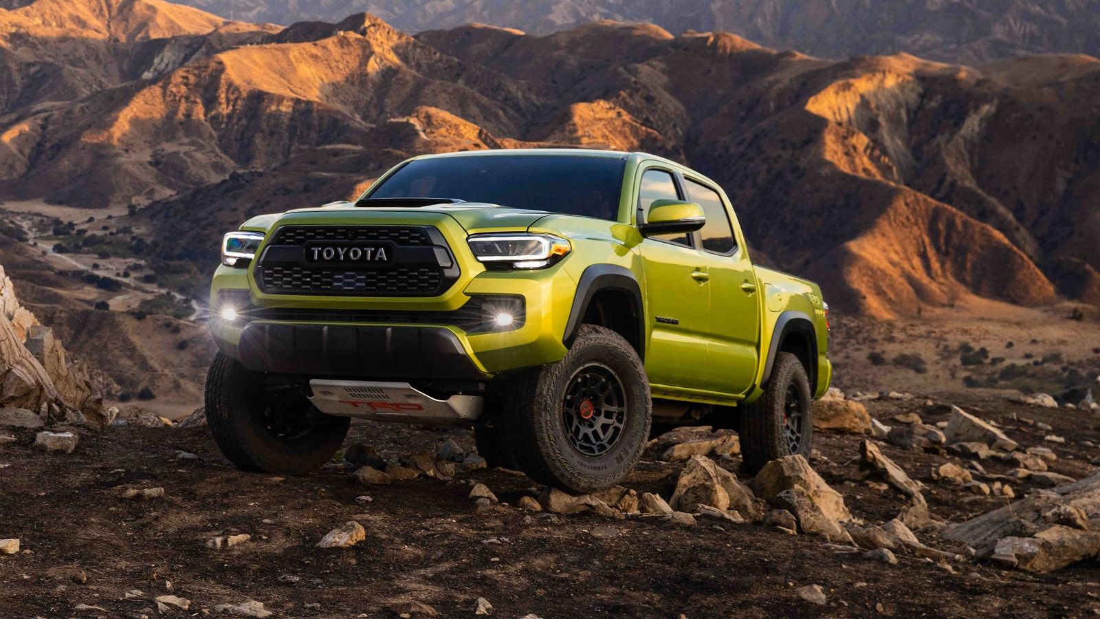 Um Toyota TRD Pro 2022 estacionado