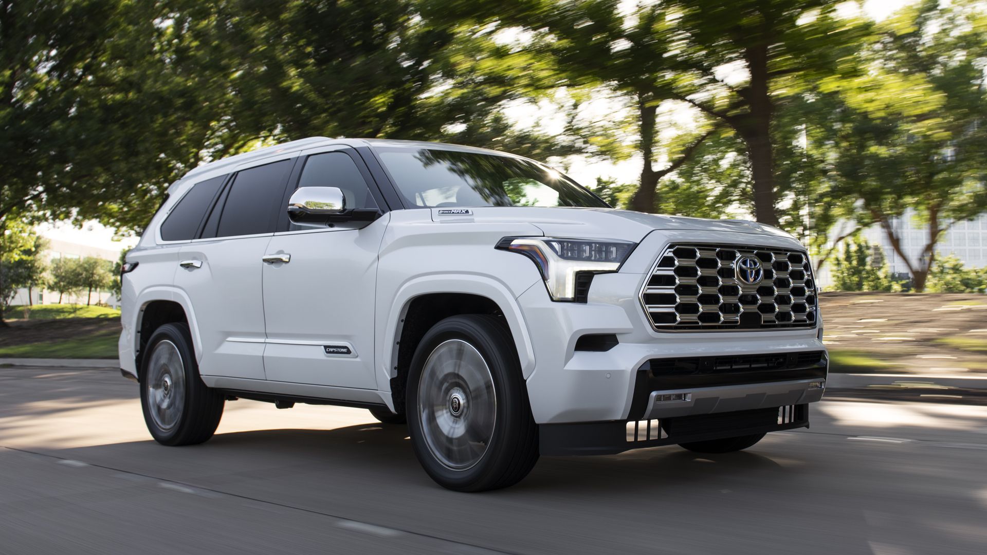 White 2023 Toyota Sequoia Hybrid