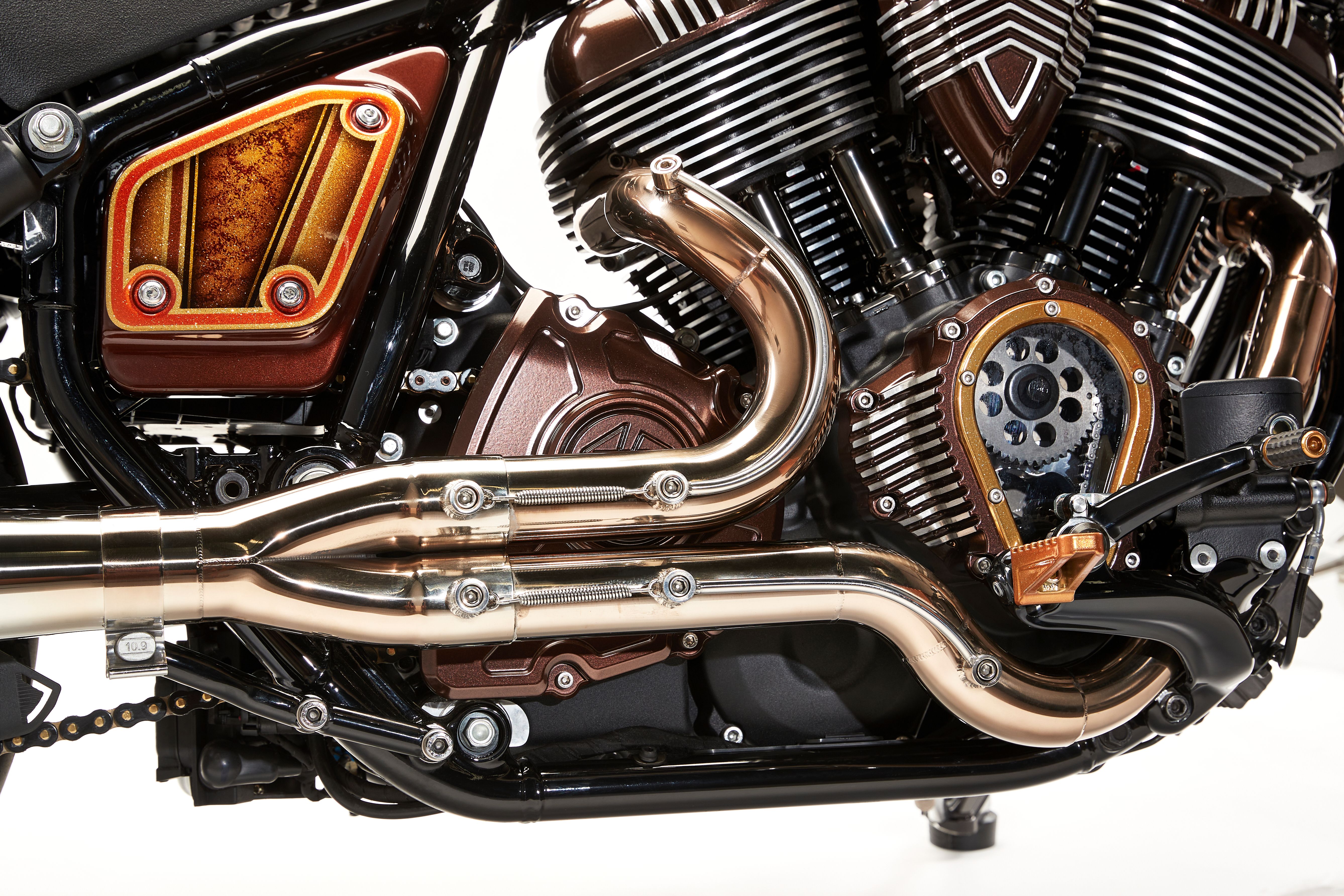 Sexy And Shiny: Custom Indian Sport Chief For UFC Champ TJ