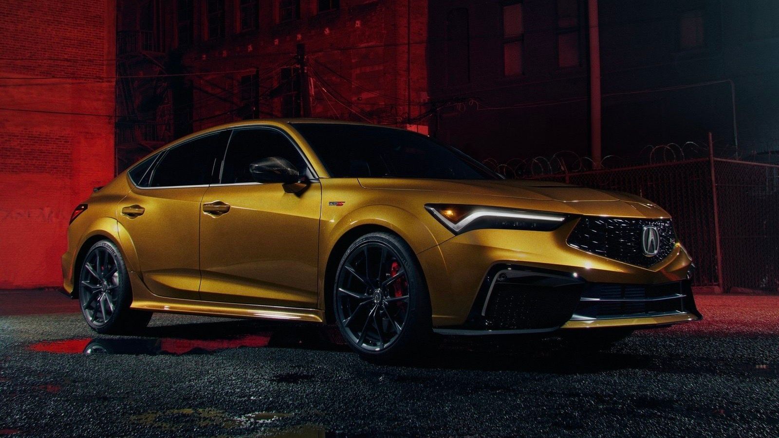 2024 amarelo Acura Integra Tipo S 