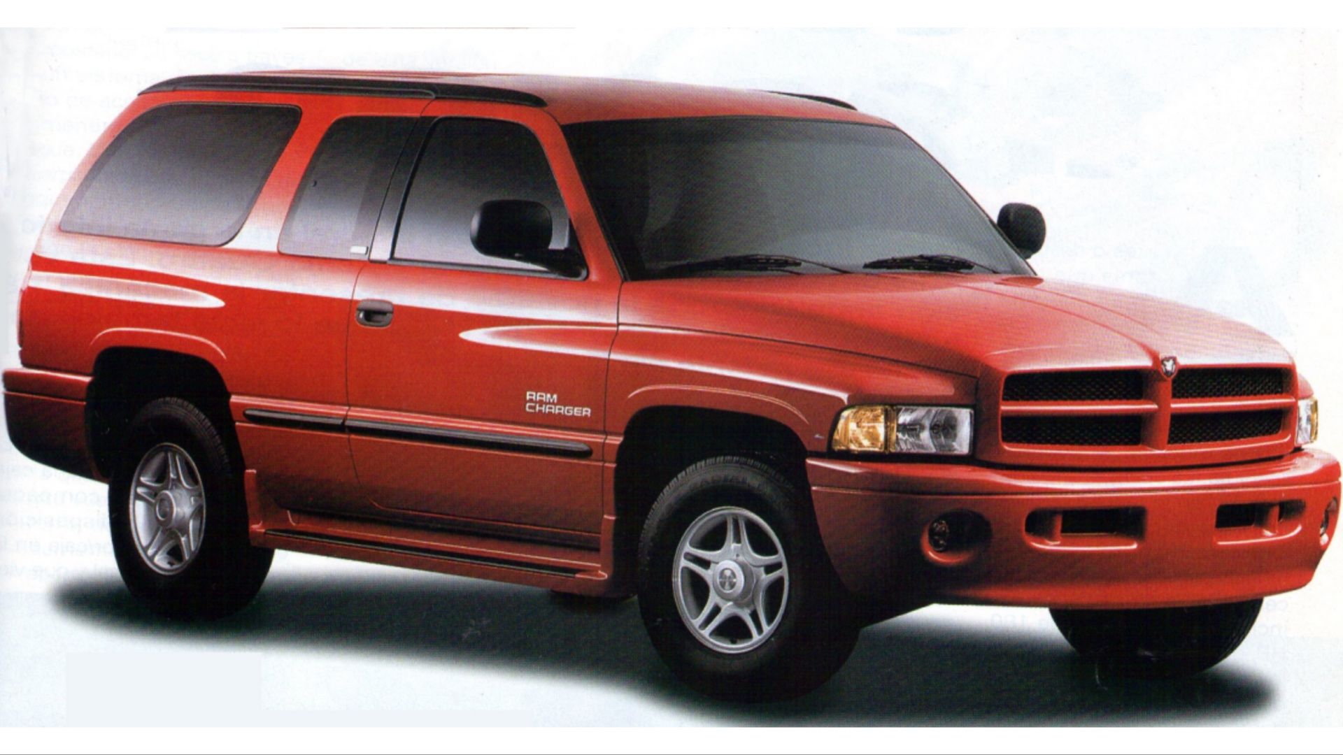 Ramcharger Red Dodge