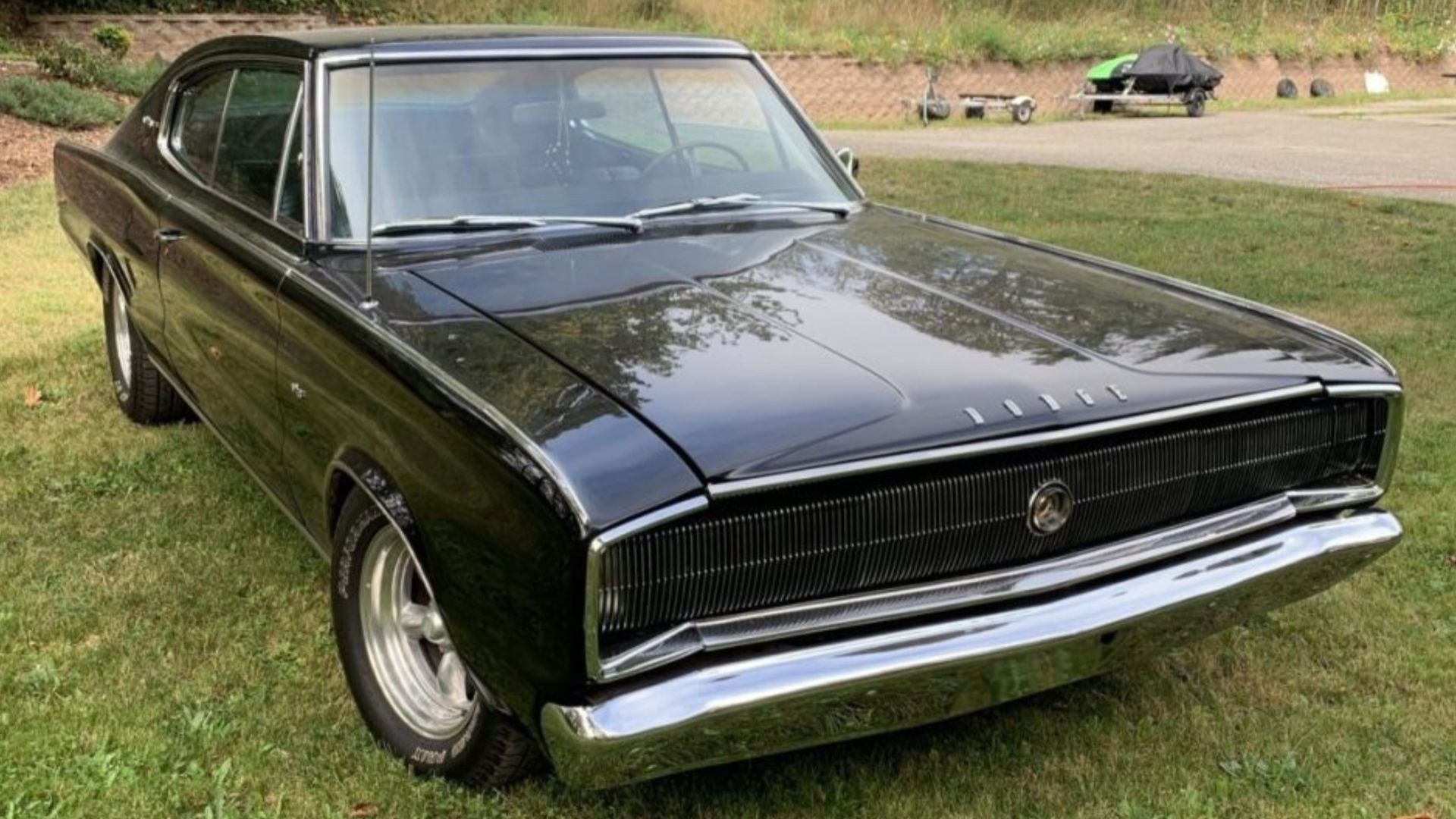 Black 1966 Charger