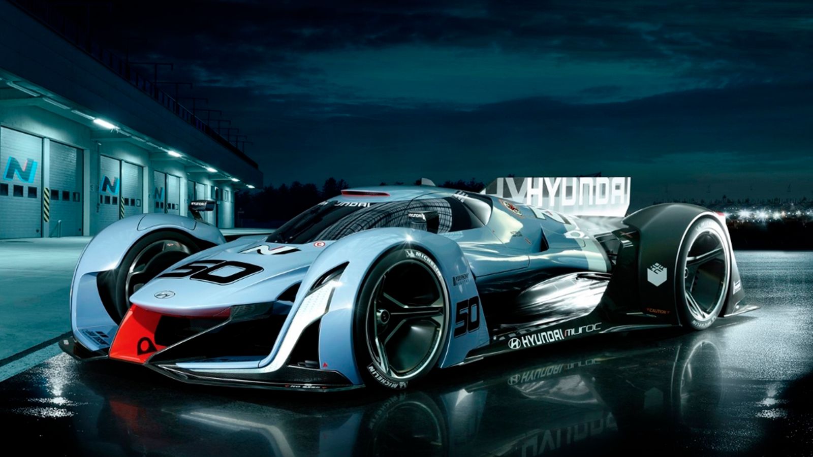 Conceito de hipercarro Hyundai Hydrogen