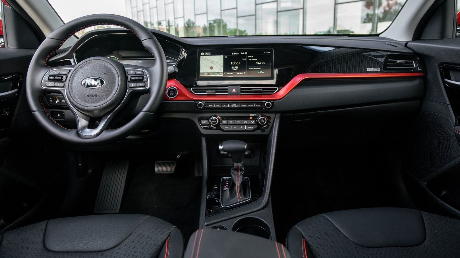 Interior híbrido plug-in Kia Niro 2022