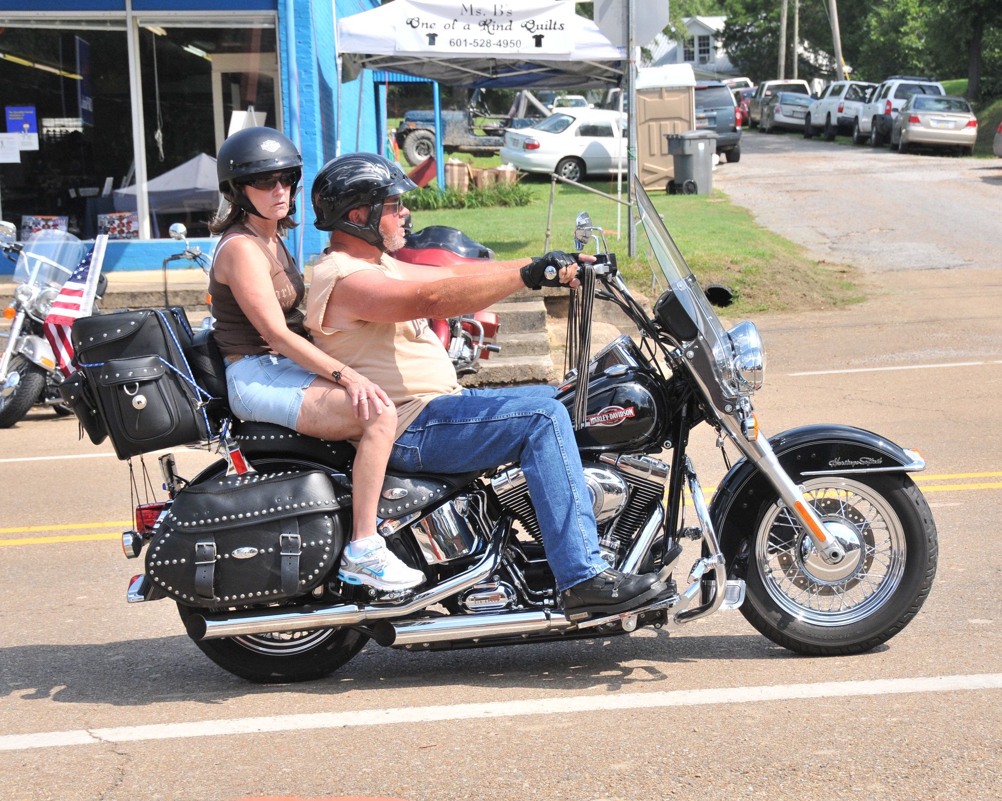 mississippi bikers on a Harley-Davidson Heritage Classic