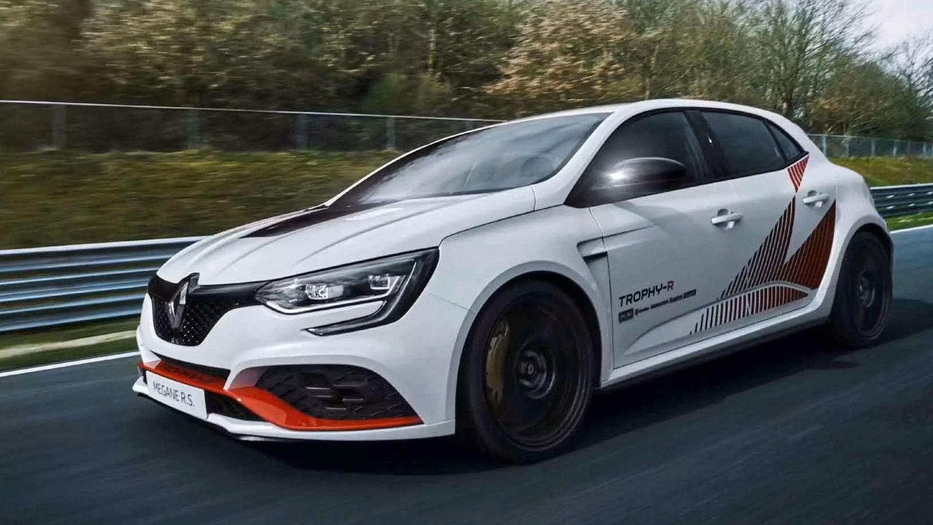 A driving Renault Megane RS