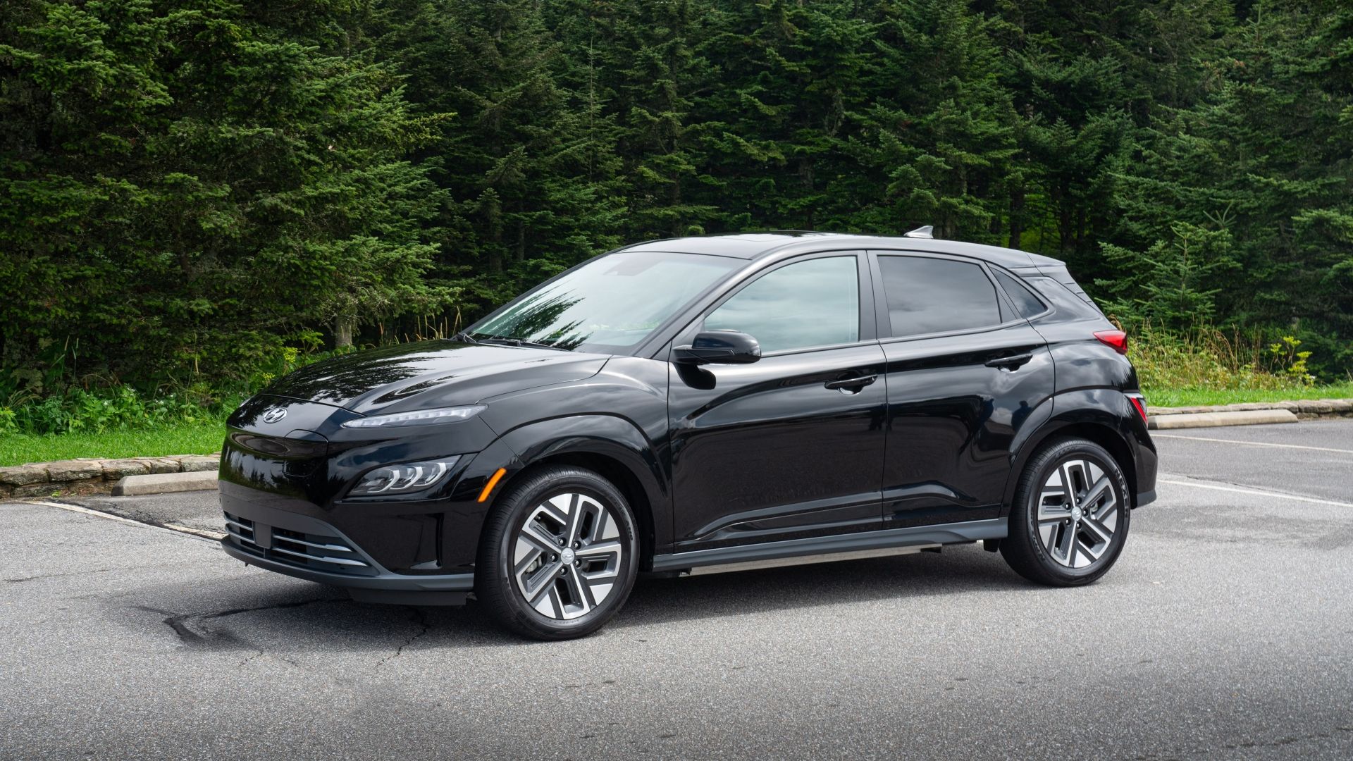Preto 2023 Hyundai Kona Elétrico 