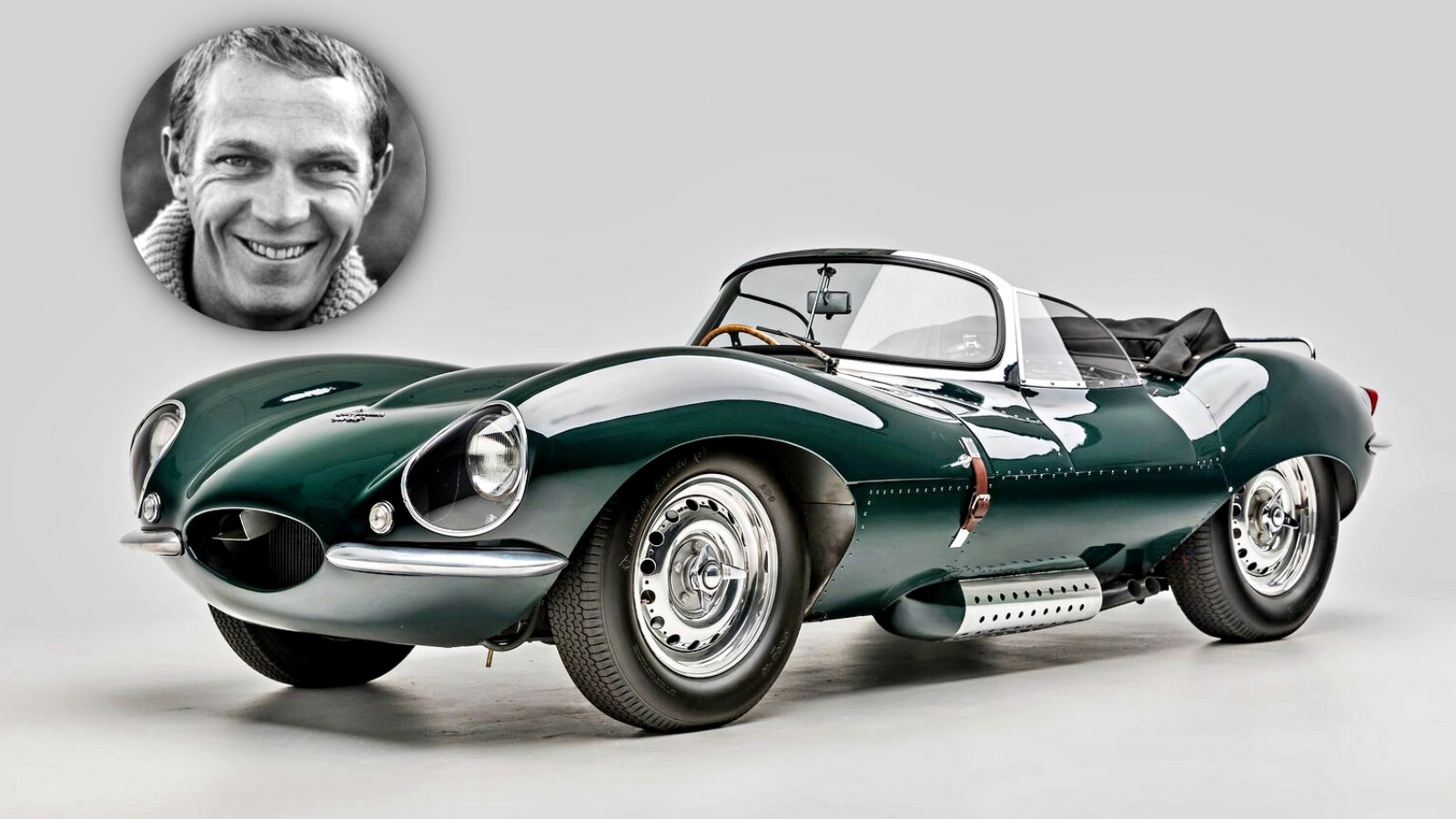 Steve McQueen's 1956 Green Jaguar XKSS 