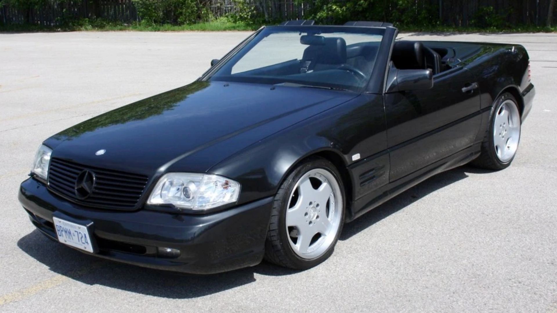 Mercedes SL60 AMG preto
