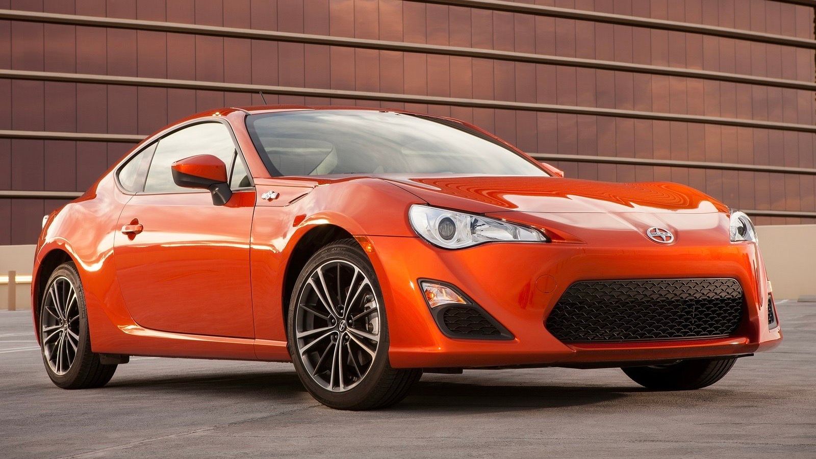 2013 orange Scion FRS 