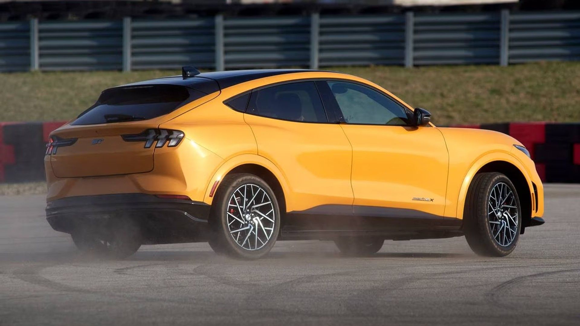 Yellow 2023 Ford Mustang Mach-E