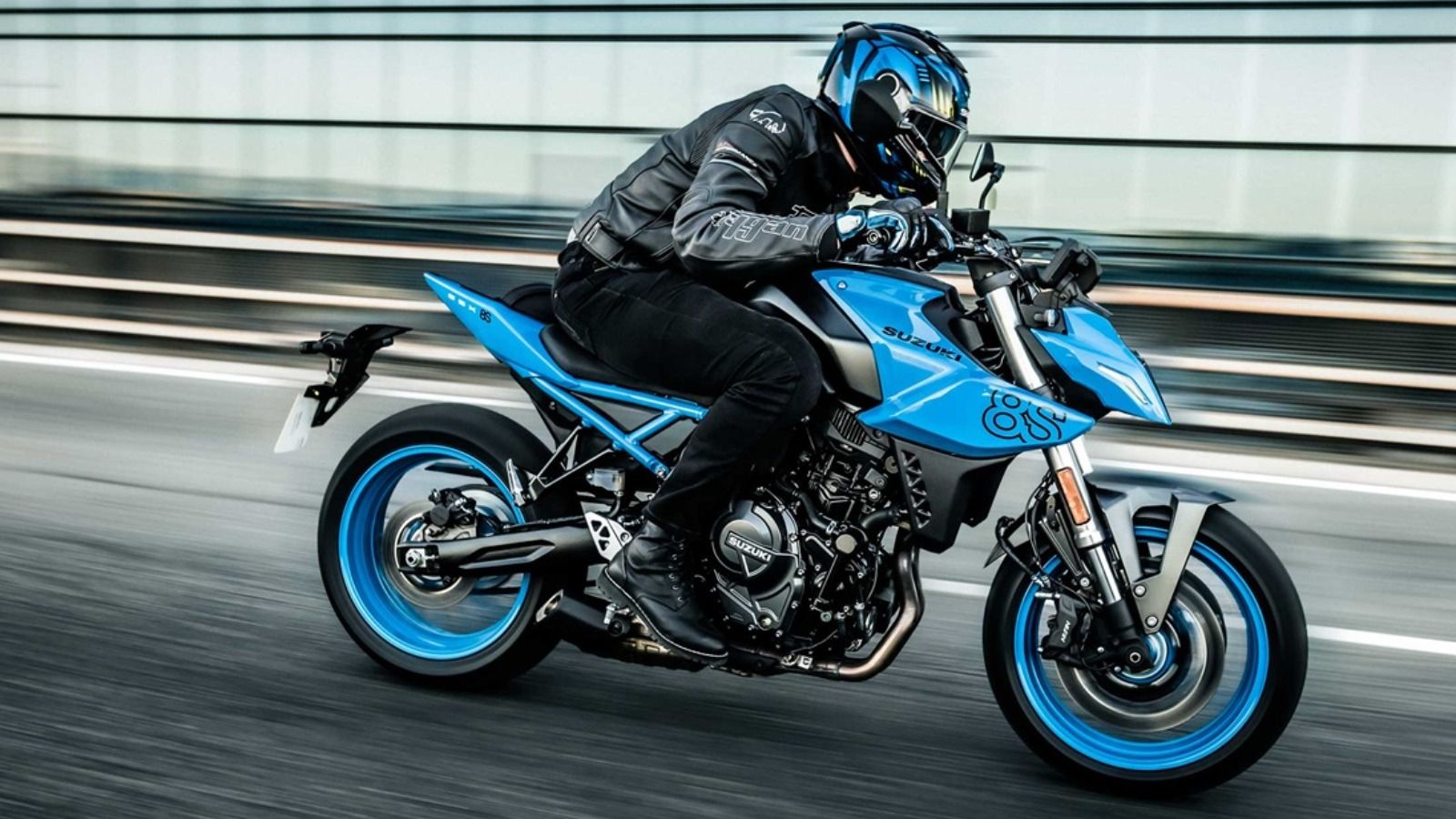 2023 Suzuki GSX-8S riding shot