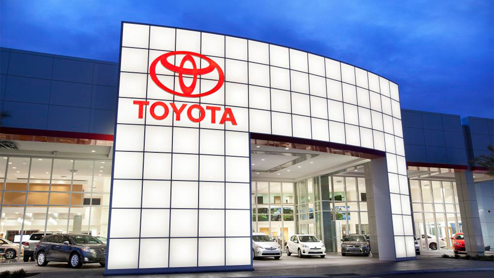 Toyota dealership facade