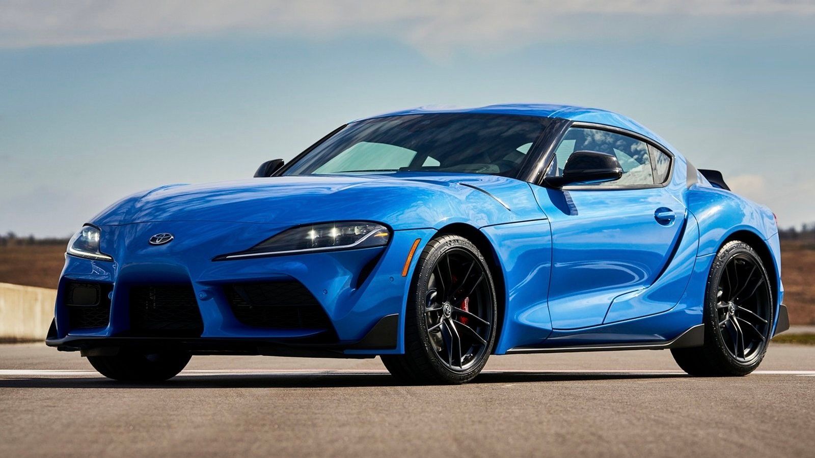 2021 blue Toyota Supra 