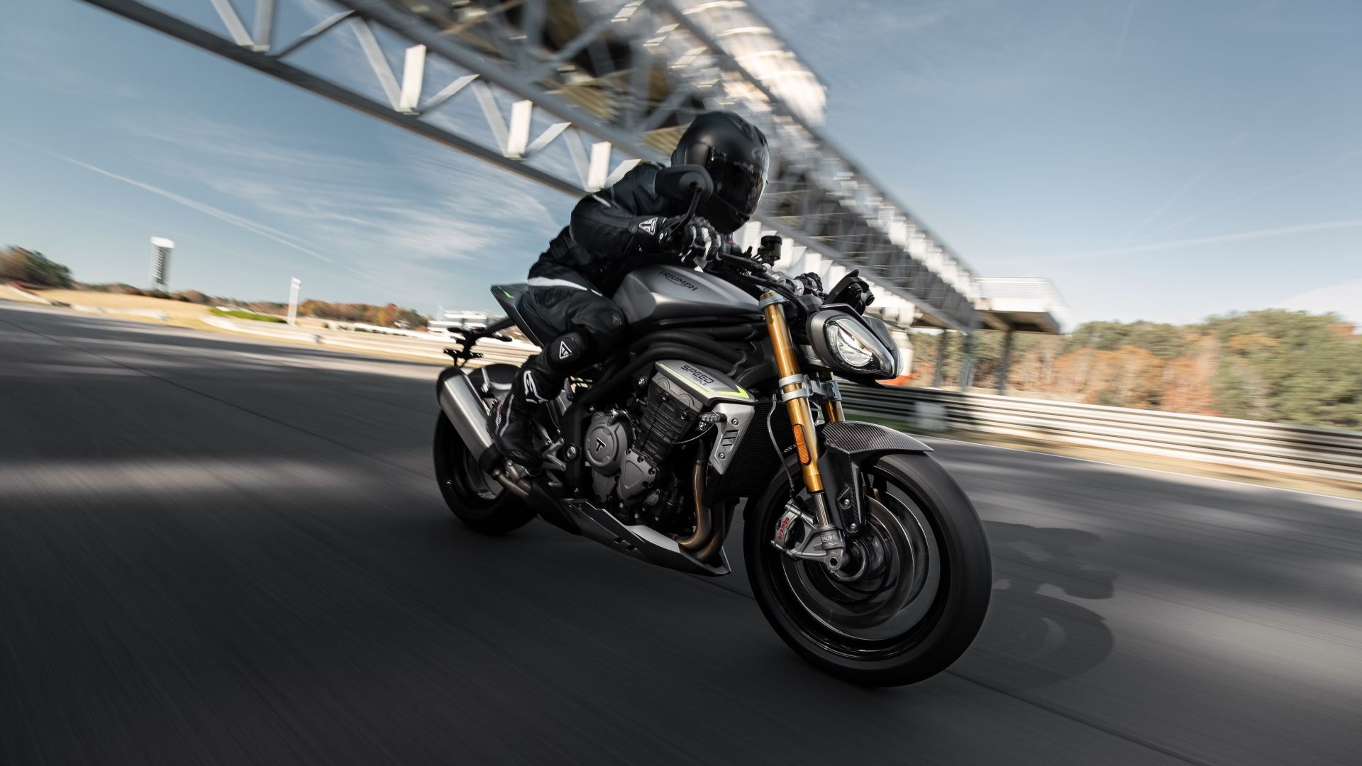 Triumph Speed Triple 1200RS riding shot