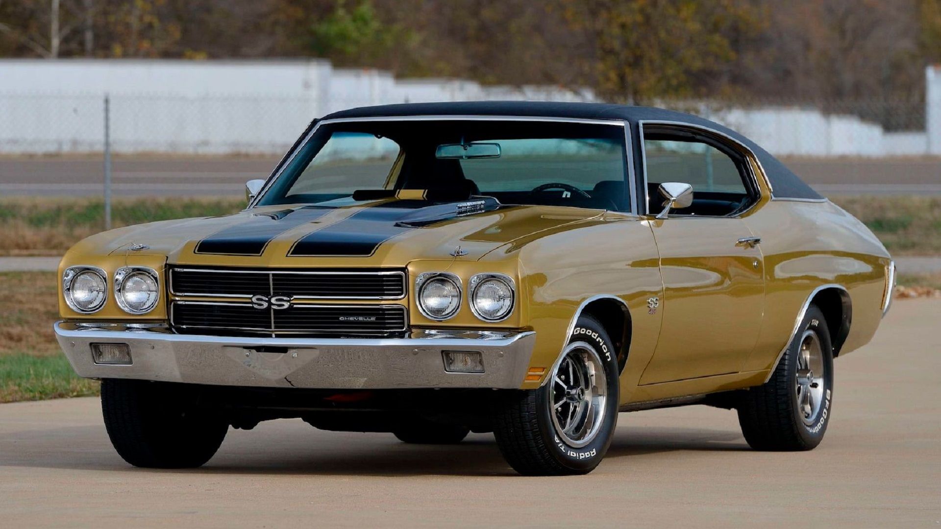 A parked 1970 Chevrolet Chevelle SS