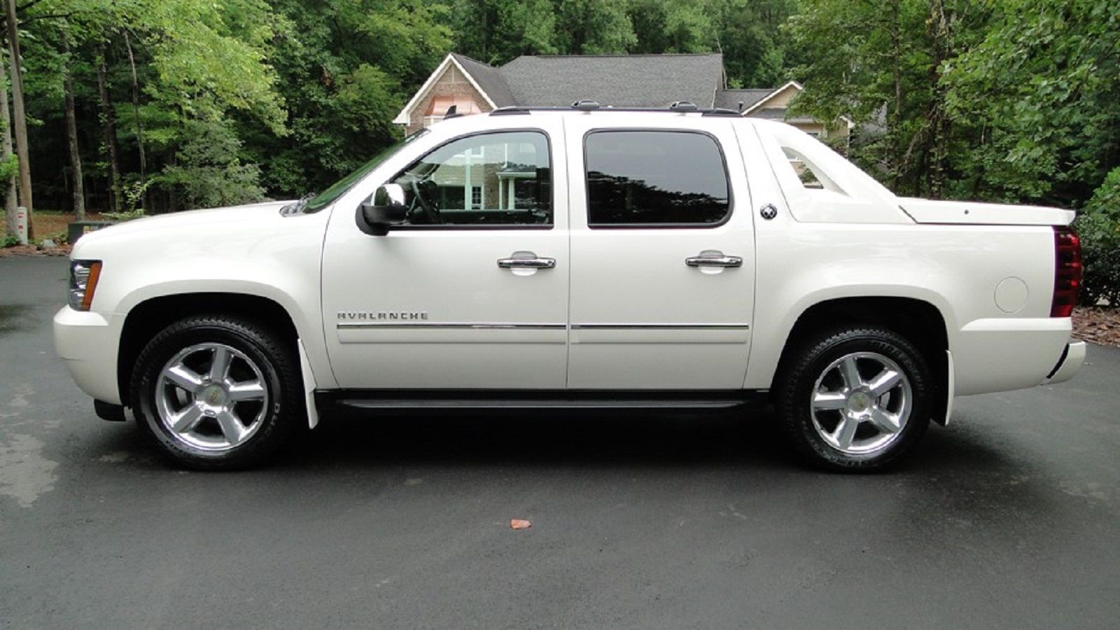 A parked 2013 Chevy Avalanche
