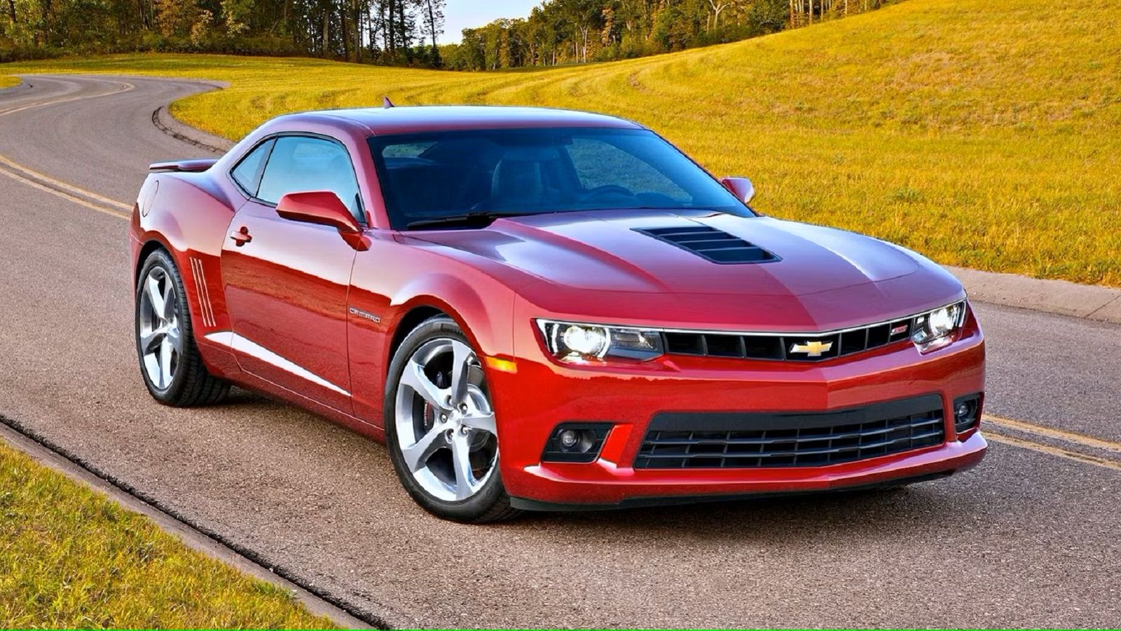 A parked 2014 Chevrolet Camaro SS