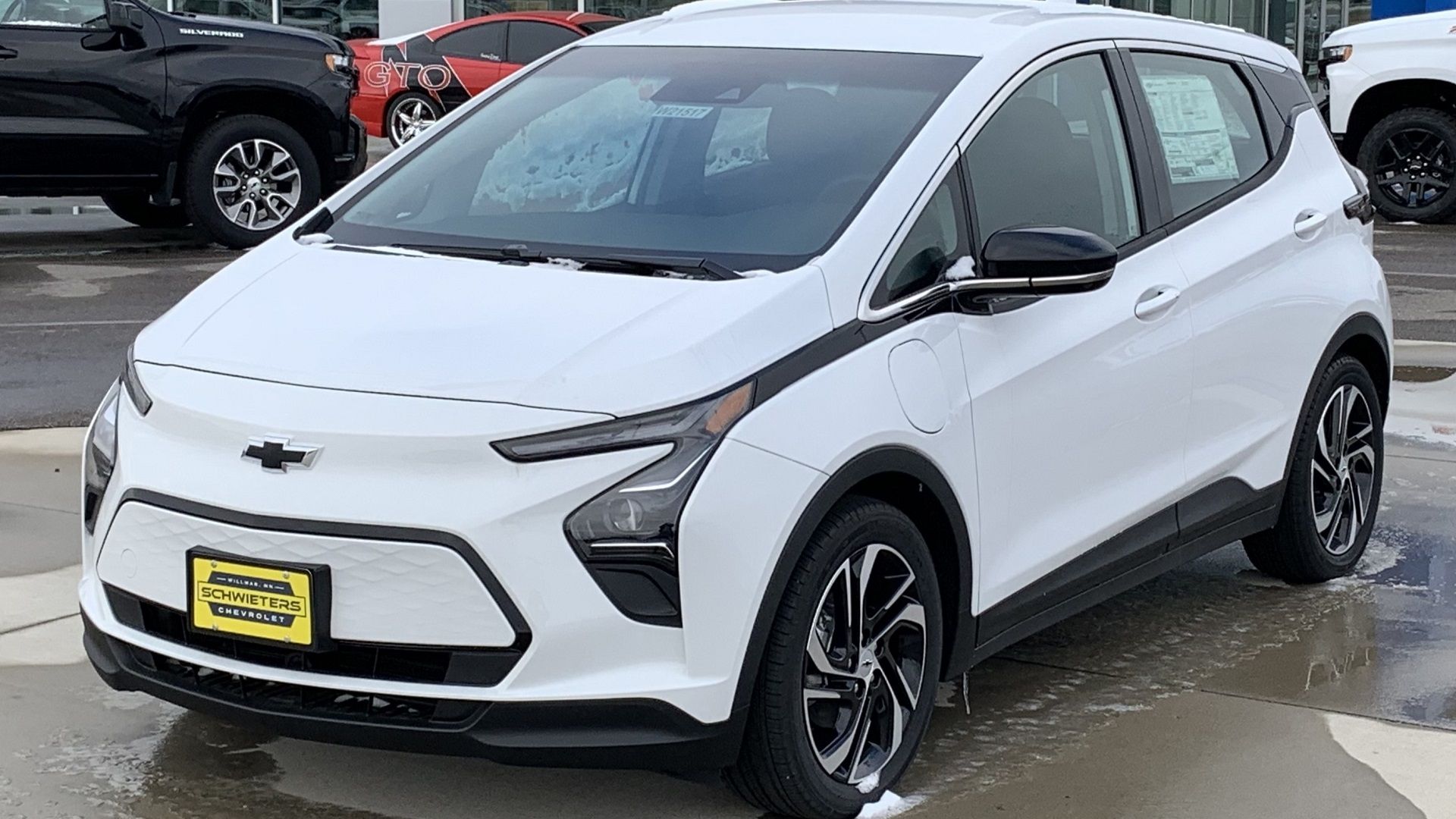 A parked 2022 Chevy Bolt