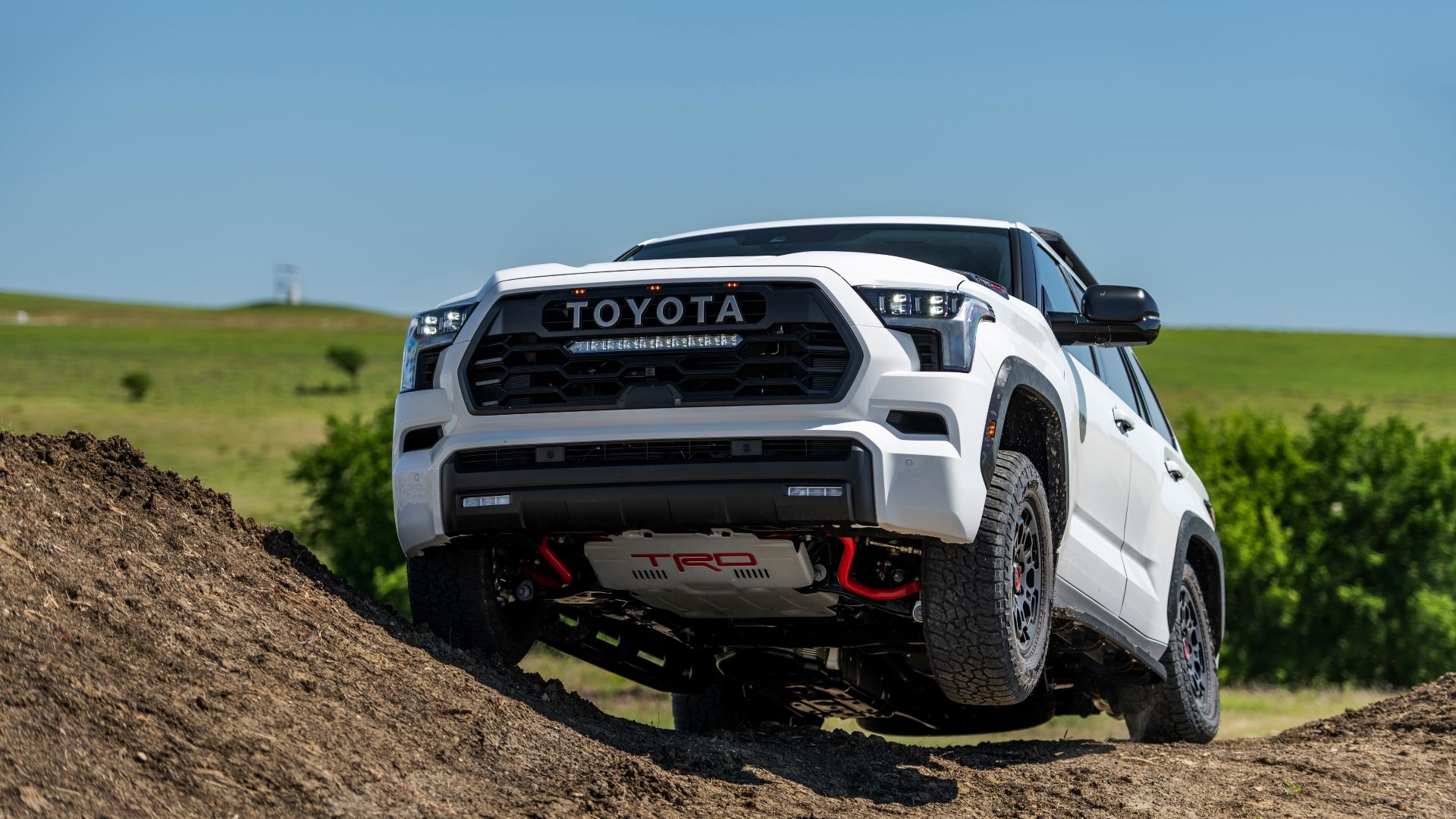 2023 Sequoia TRD Pro with visible TRD Pro Skid Plate
