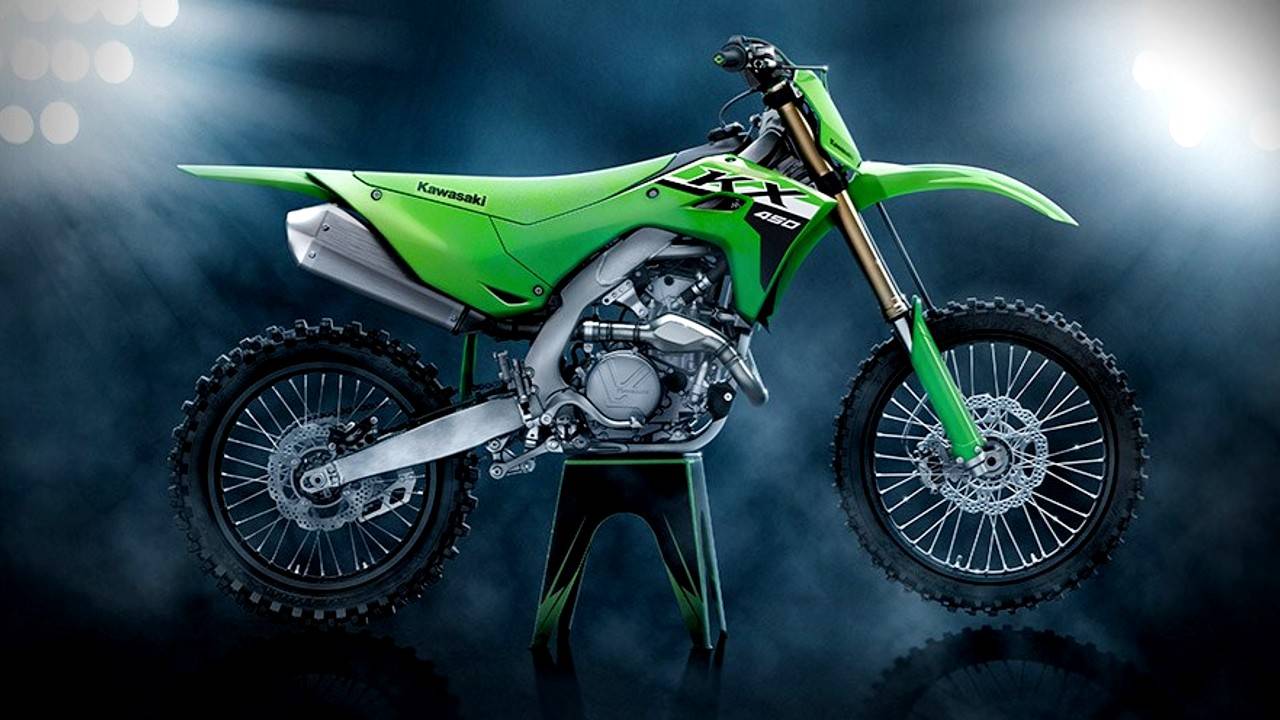 Enjoy Mfg Kawasaki KX450F Seat Cover – Black With Neon Green Ribs (2019-2024)